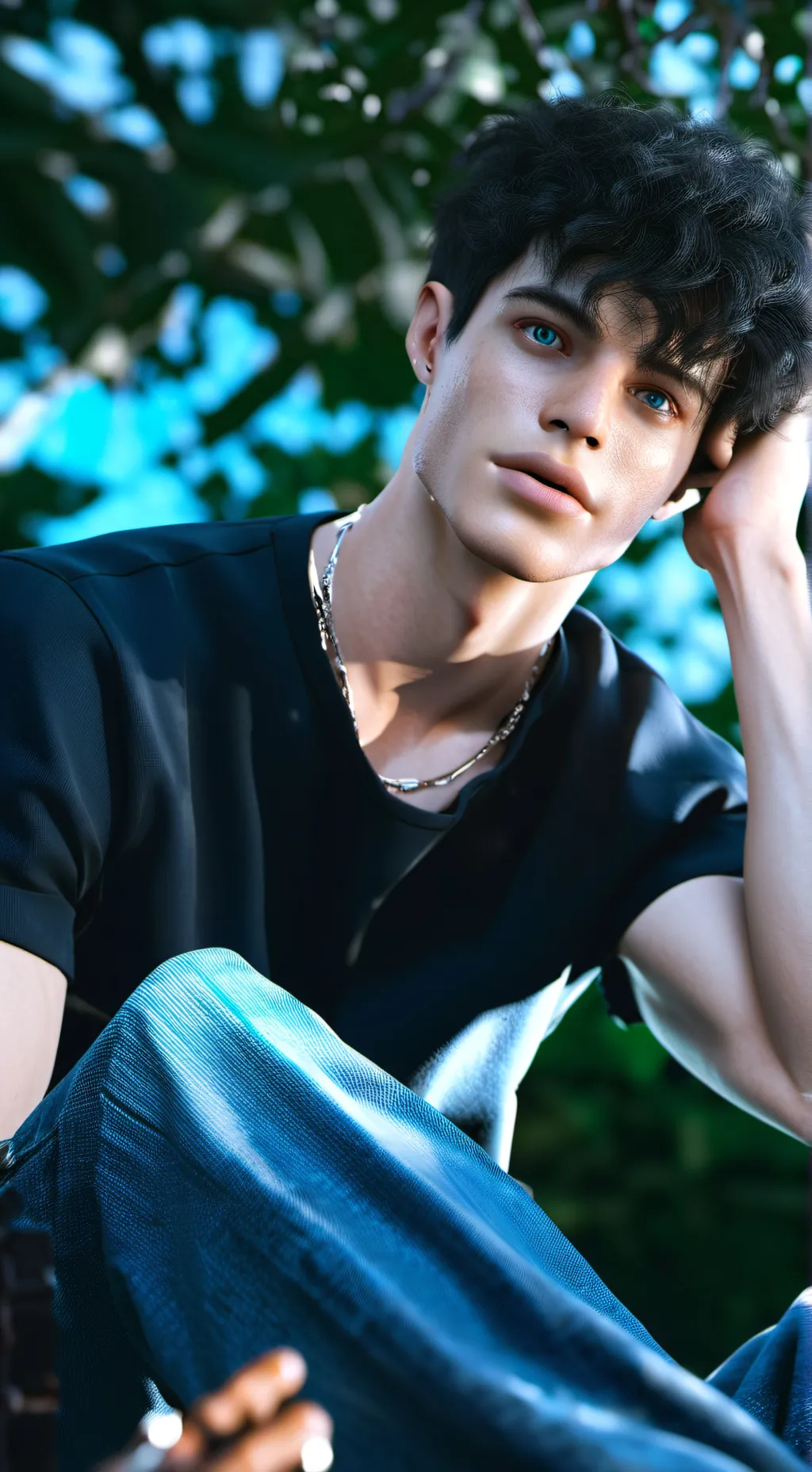 ai character: owen background