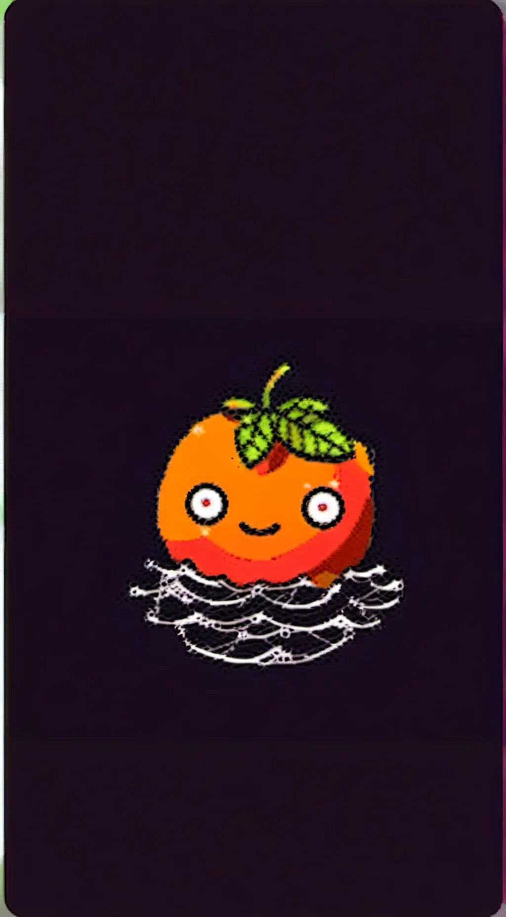 ai character: BAD TOMATO ! >:( background