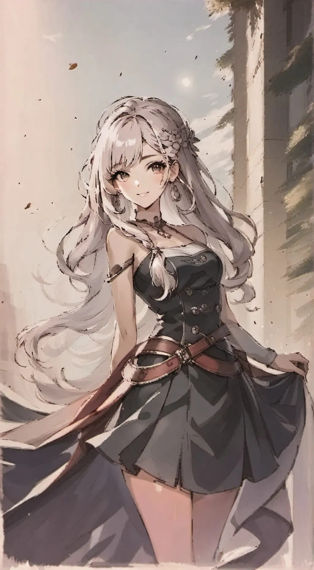 ai character: luna background