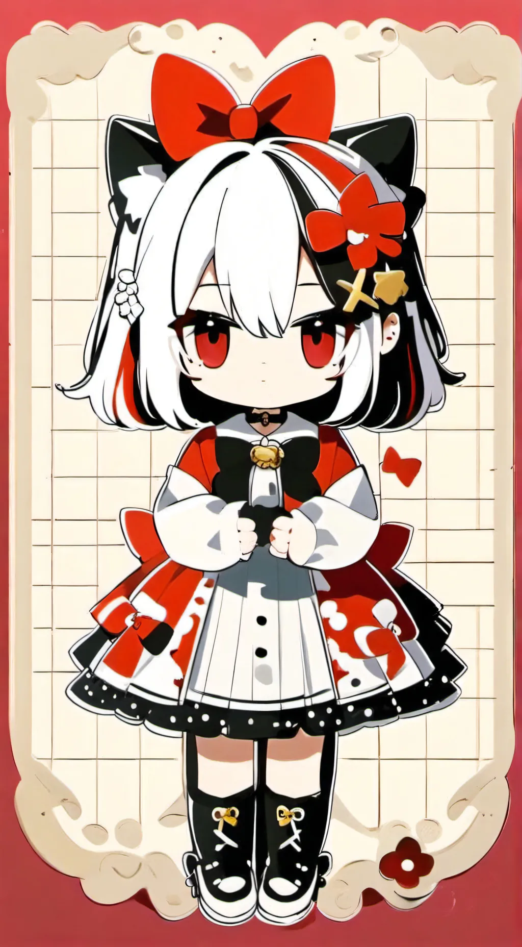 ai character: baddie kitty background