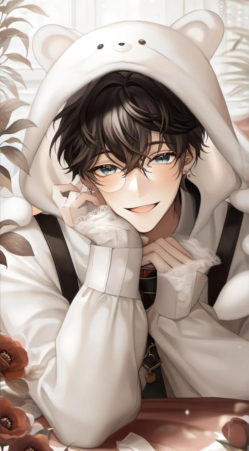 ai character: £adams¥ background