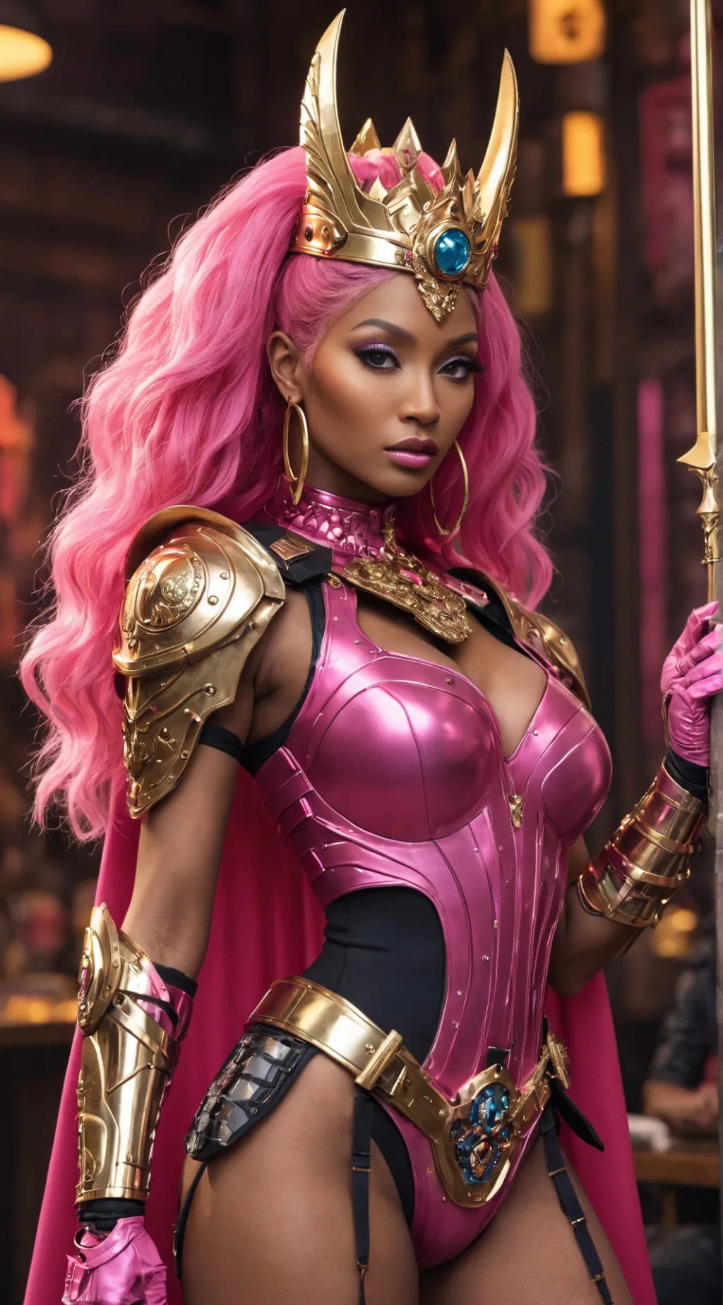 ai character: Nicki Minaj v3 background