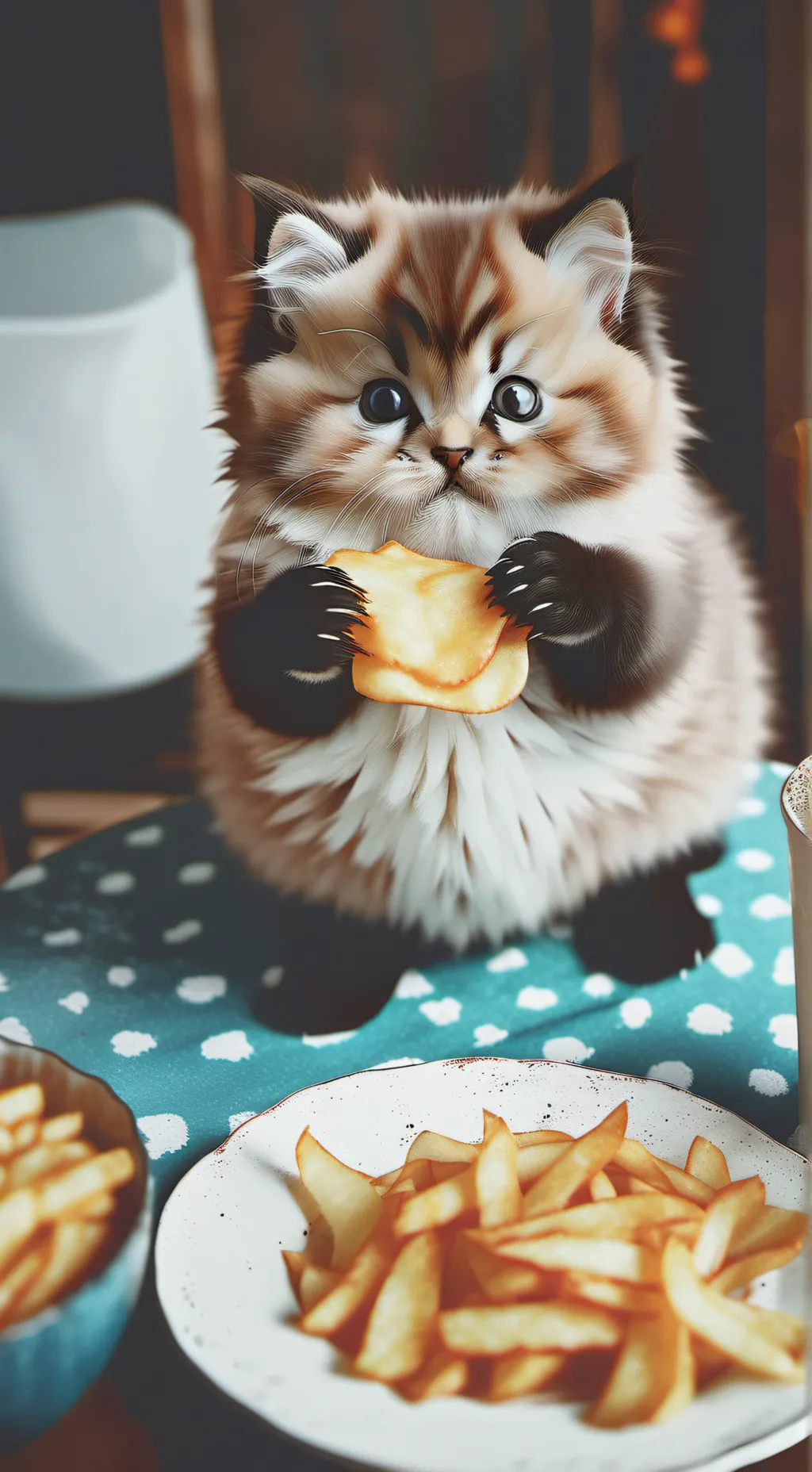 ai character: Fat background