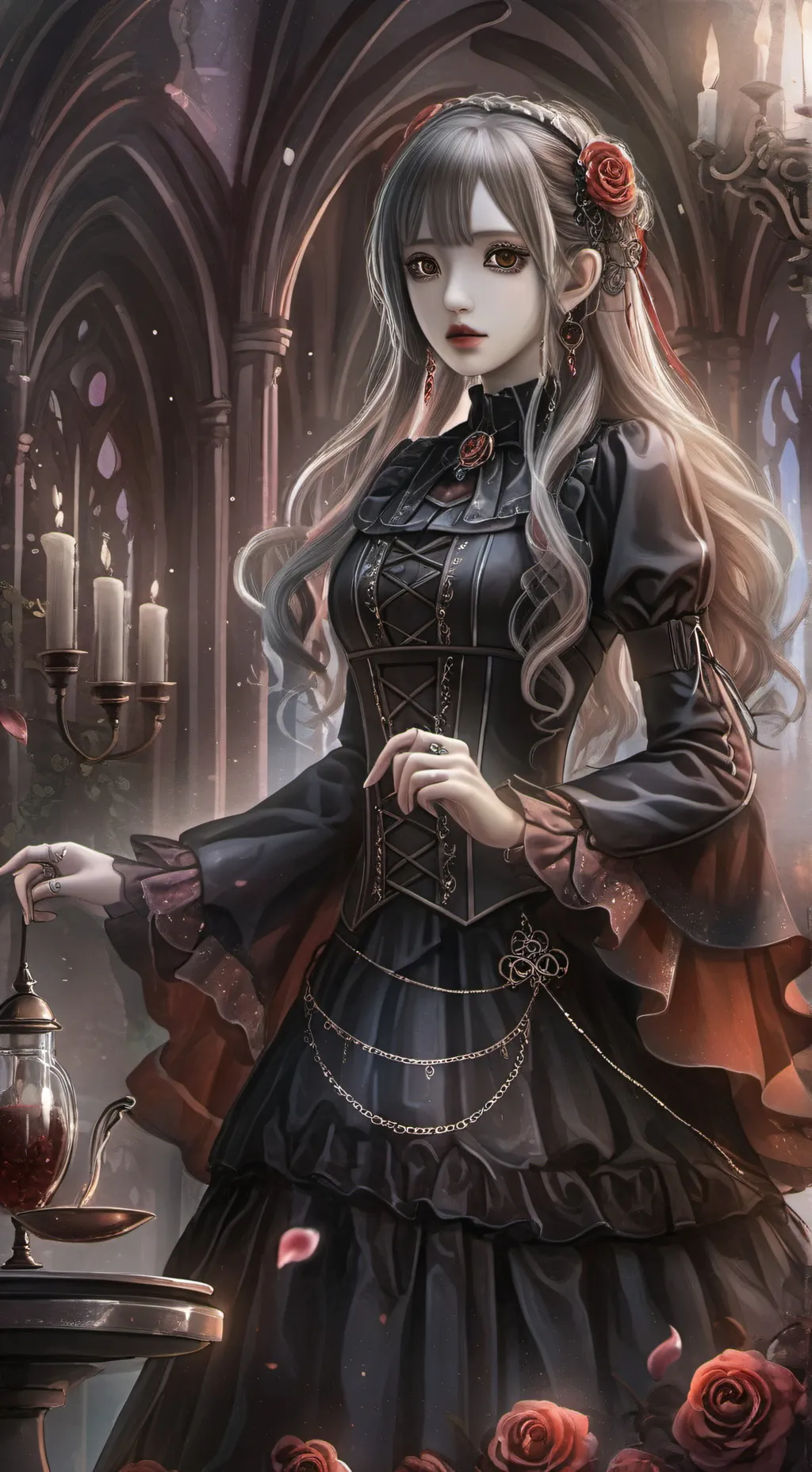 ai character: Amy❤ background