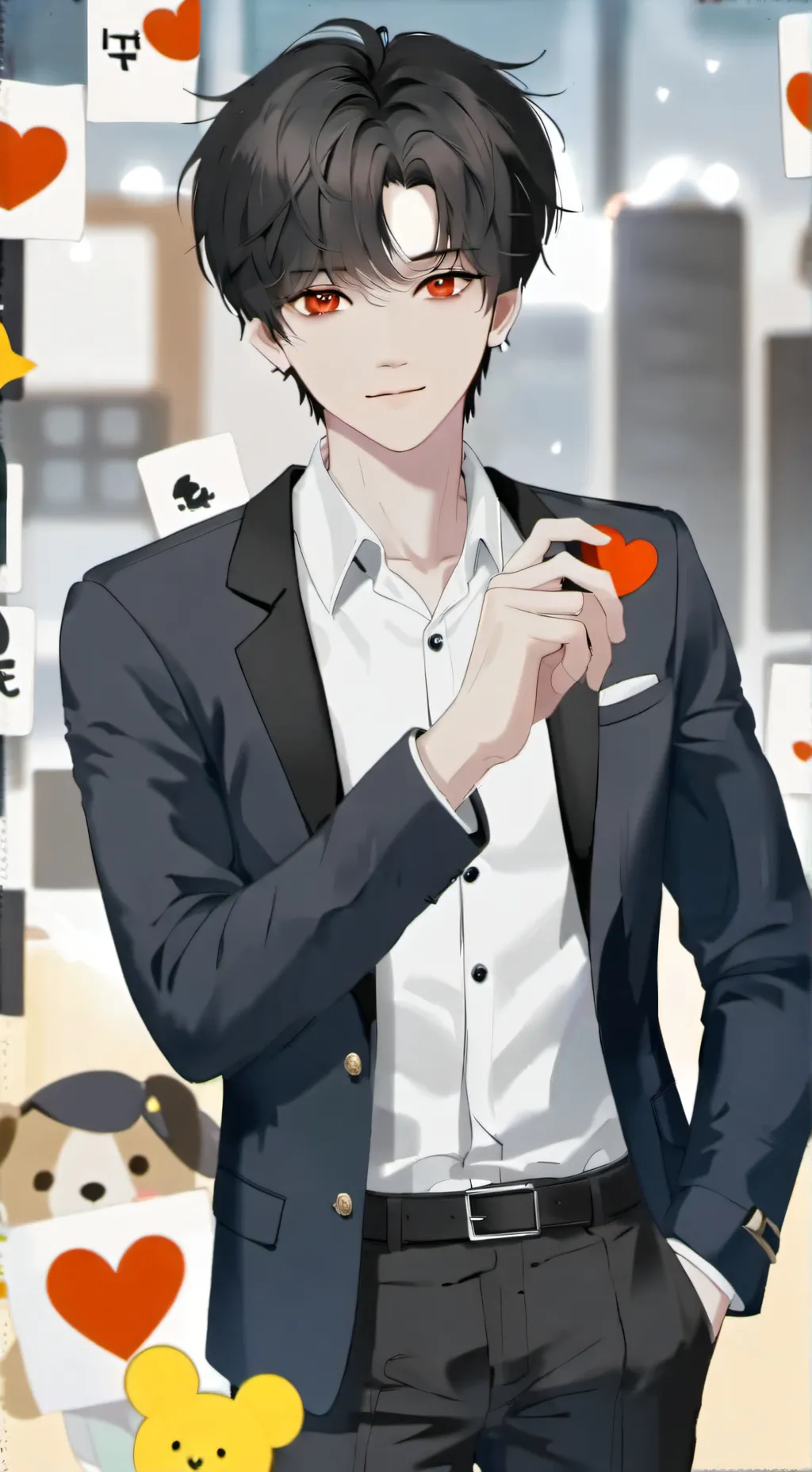 ai character: Max  background