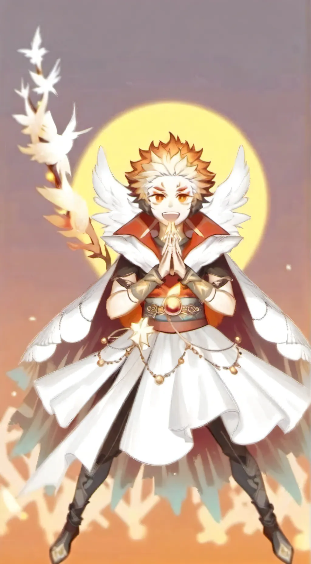 ai character: Rengoku background