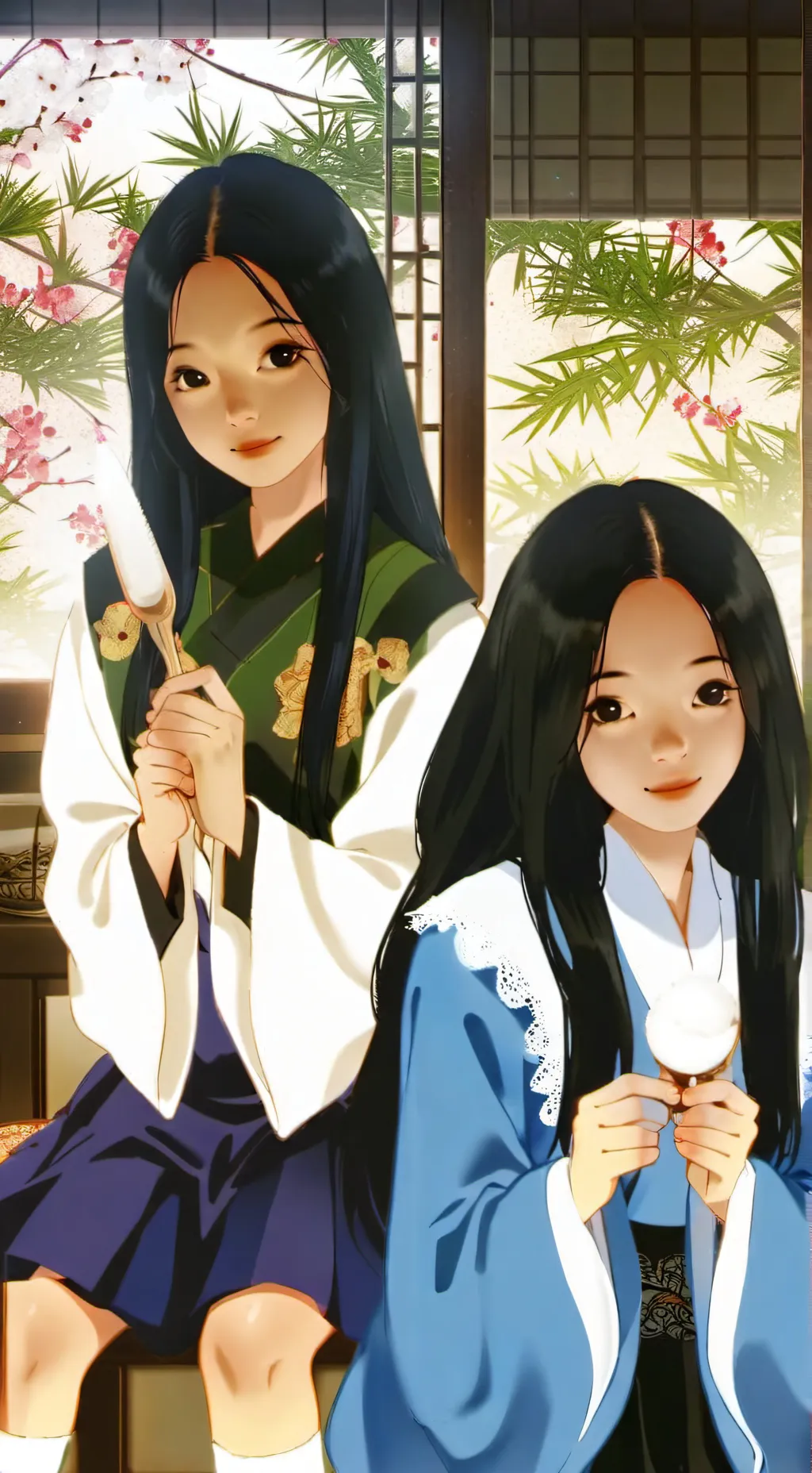 ai character: Evelyn and you  background