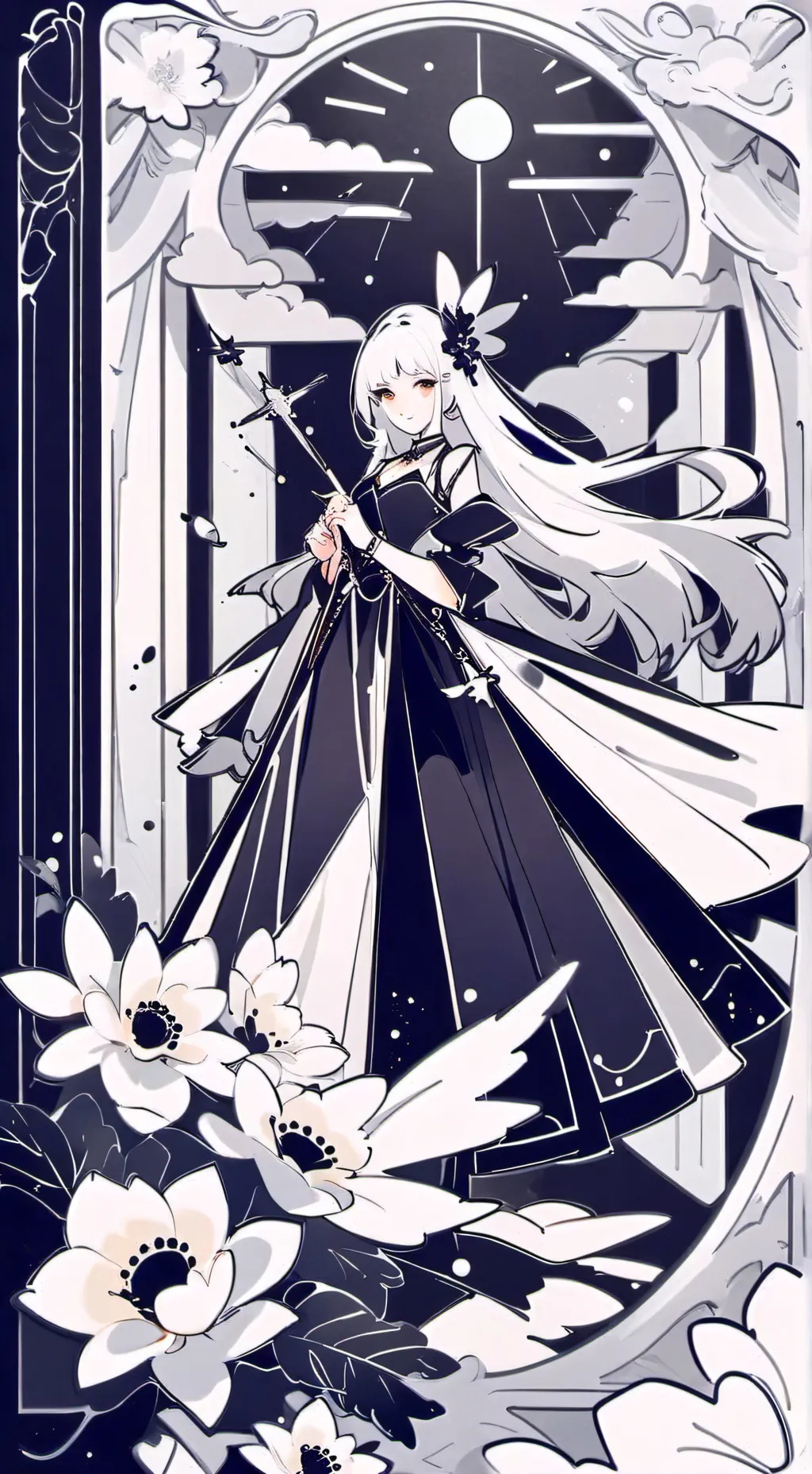 ai character: Fpe in forest background