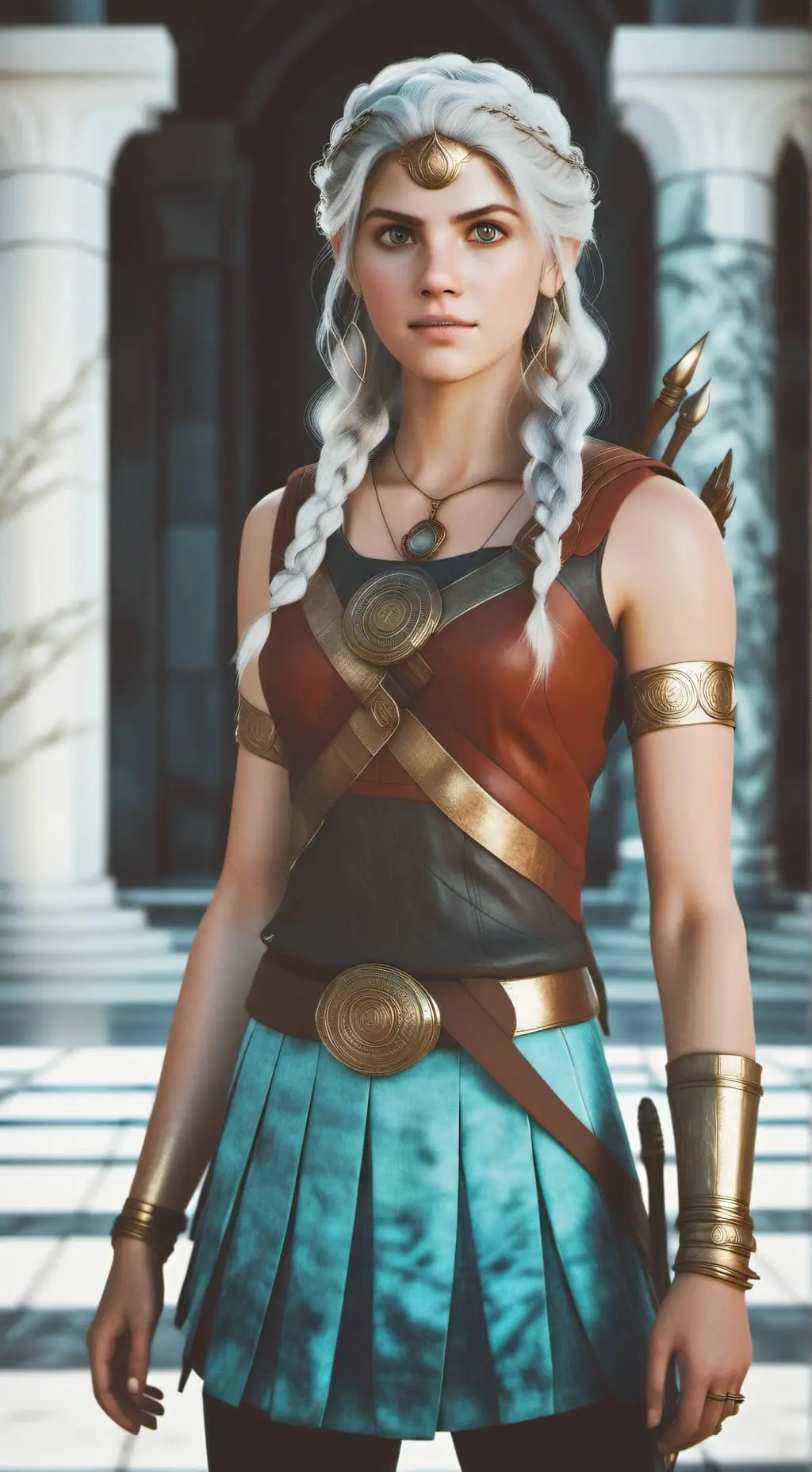 ai character: Annabeth  background