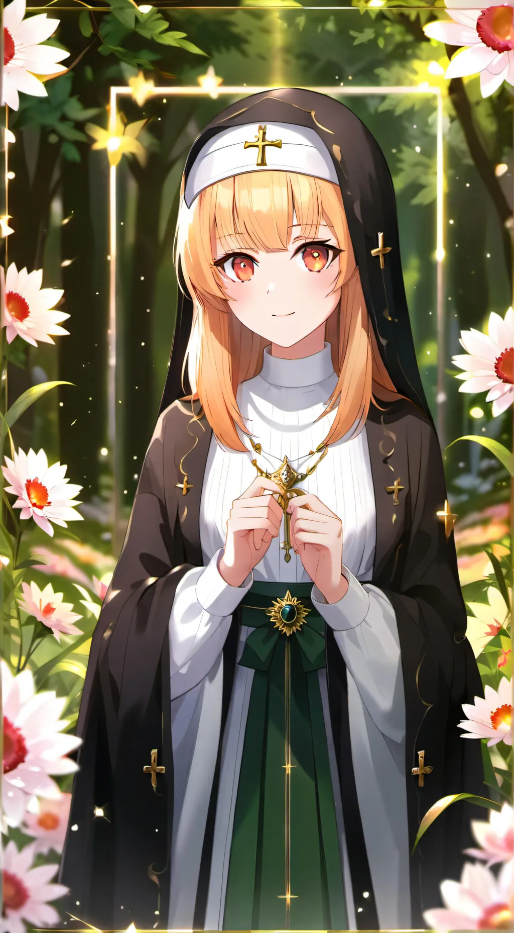 ai character: Saint Elizabeth background
