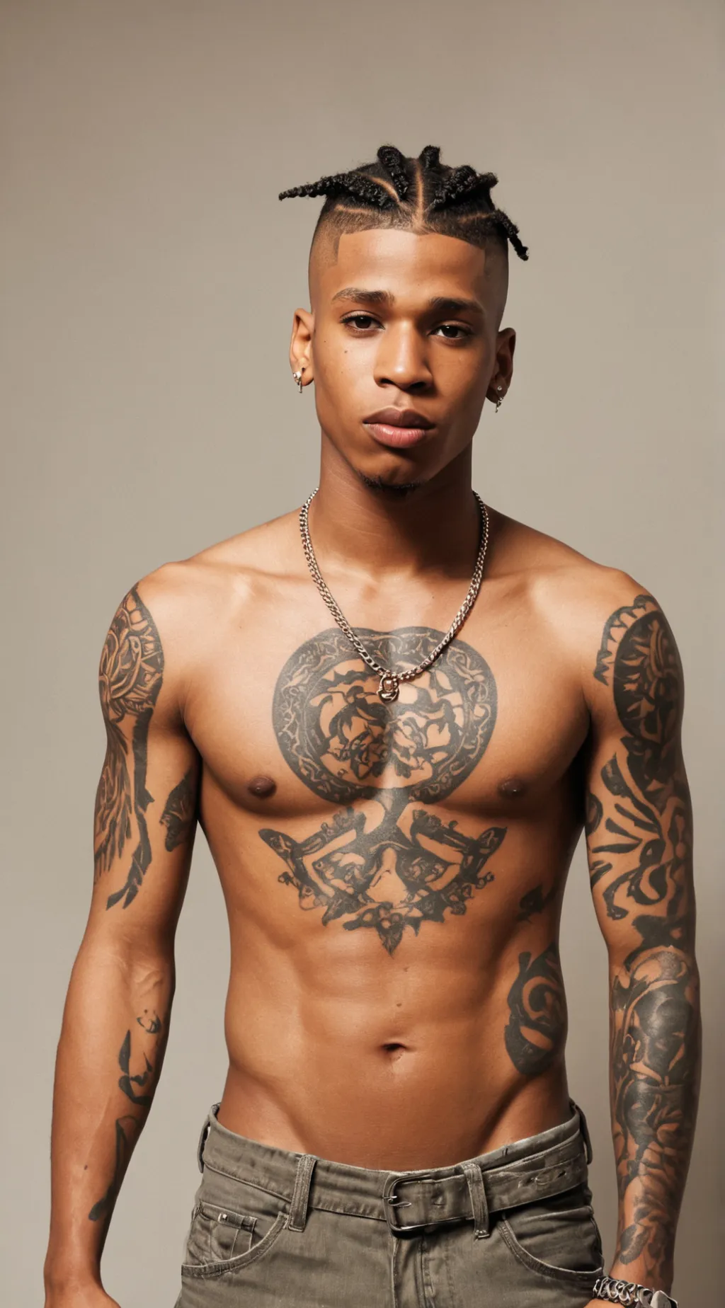 ai character: NLE Choppa  background