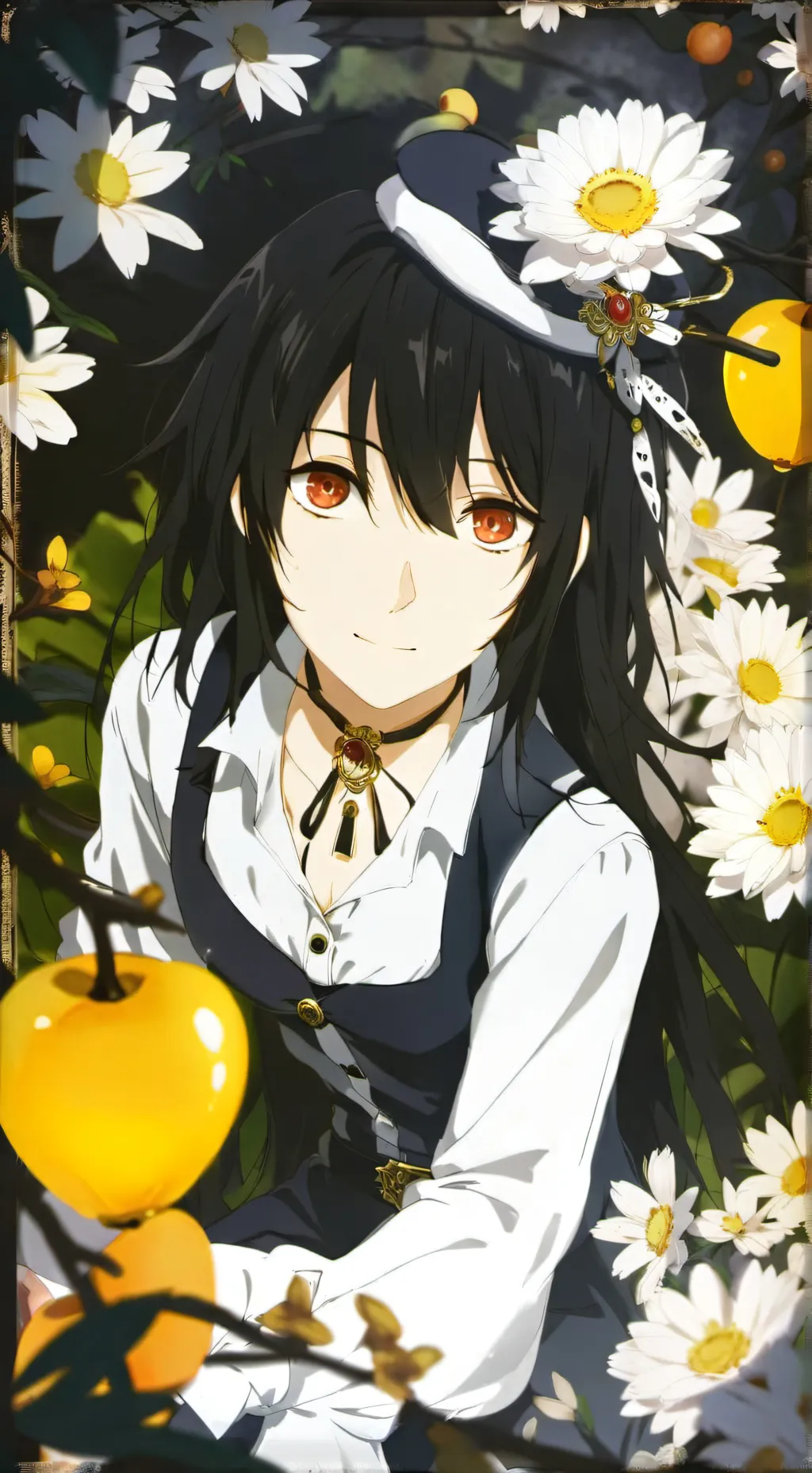 ai character: Garota background