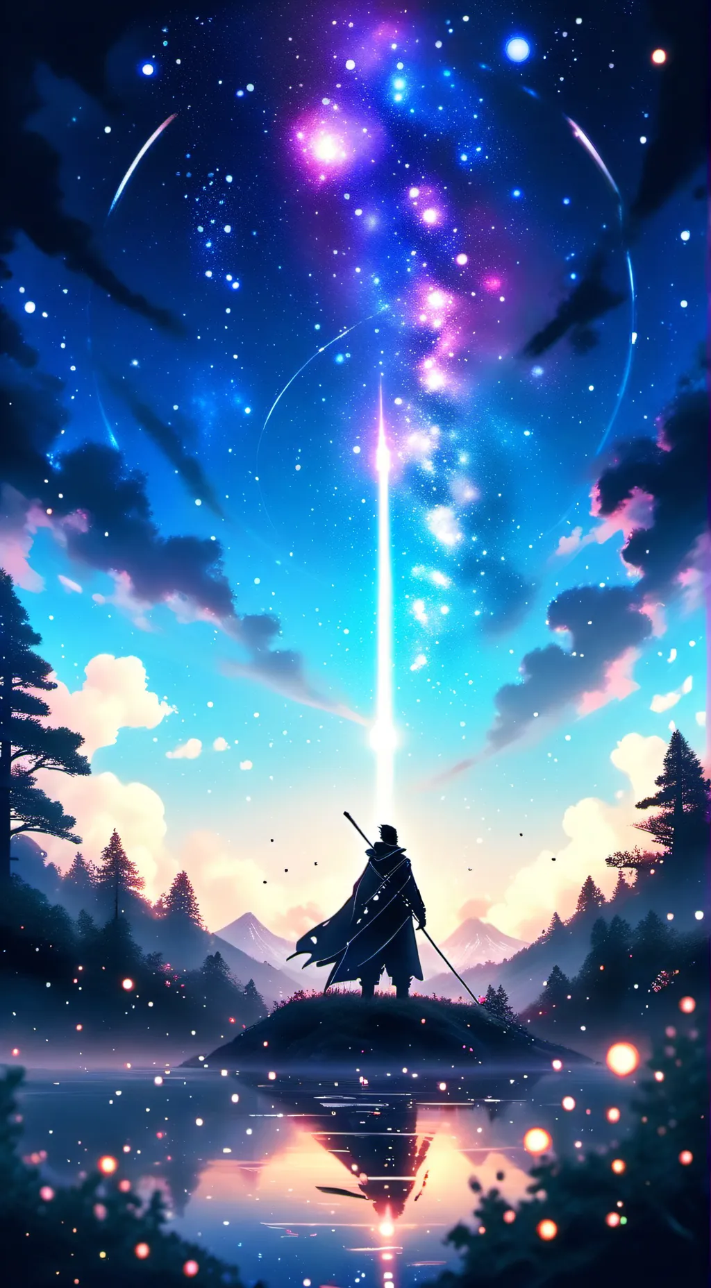 ai character: vee is crazy  background