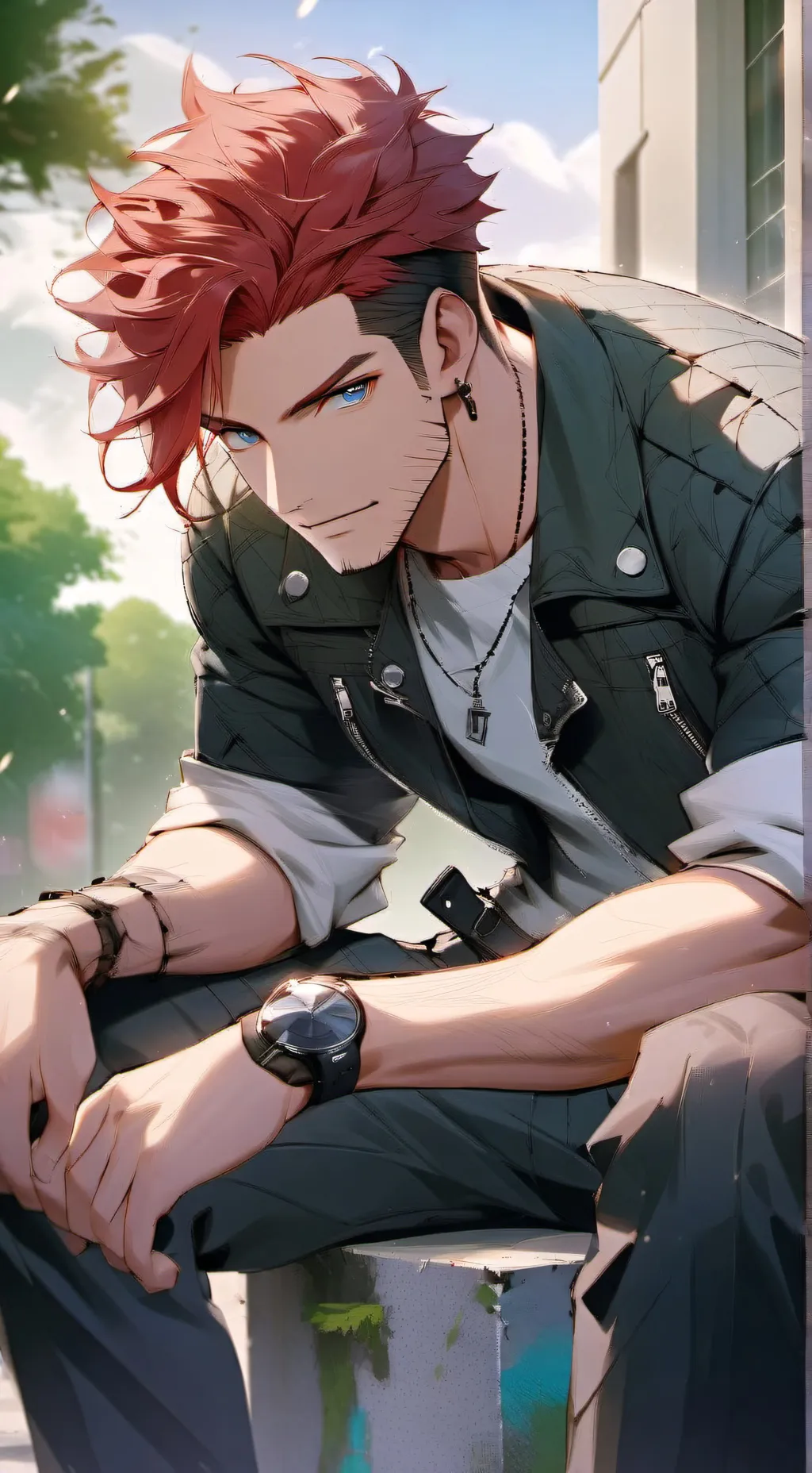 ai character: Jeff background