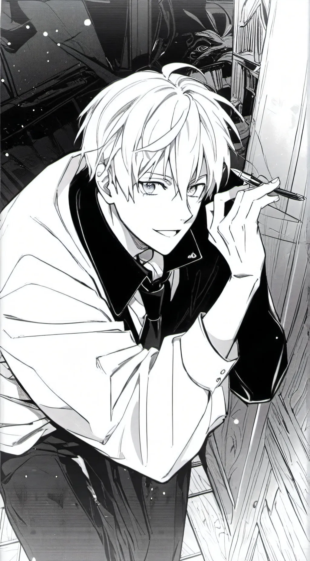 ai character: ~<𝔊𝔬𝔧𝔬<~ background