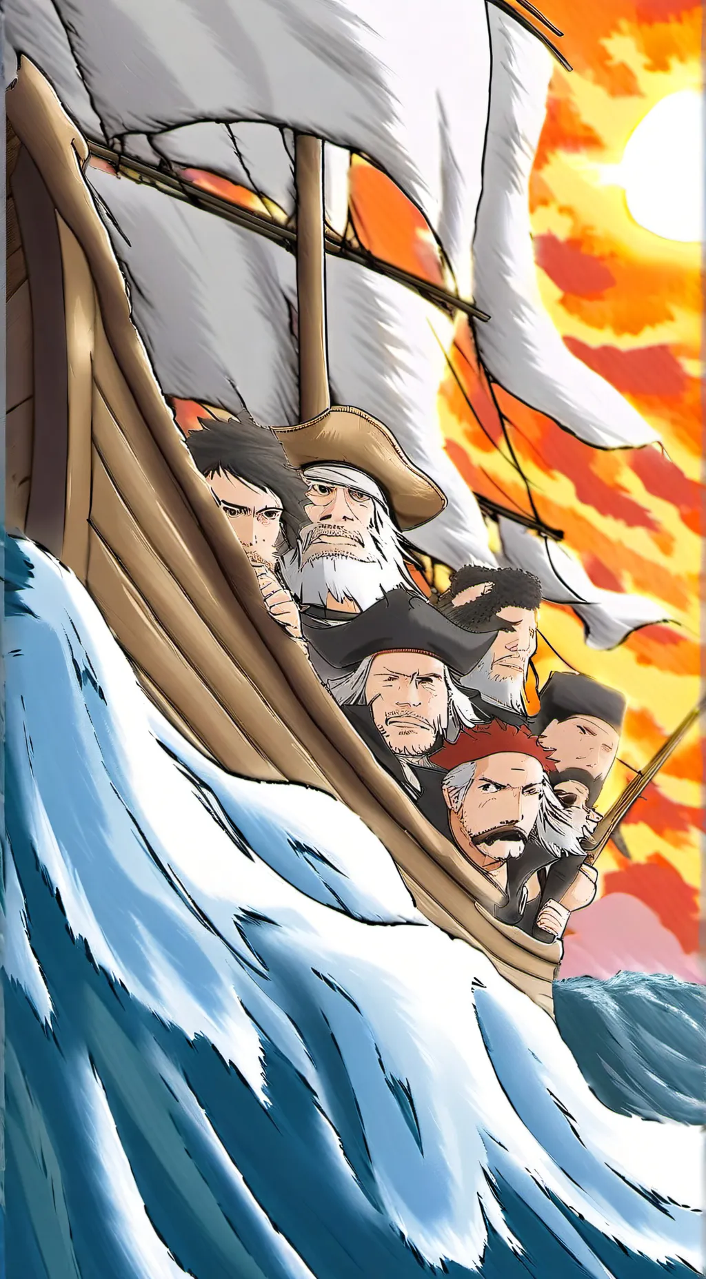 ai character: The One Piece  background