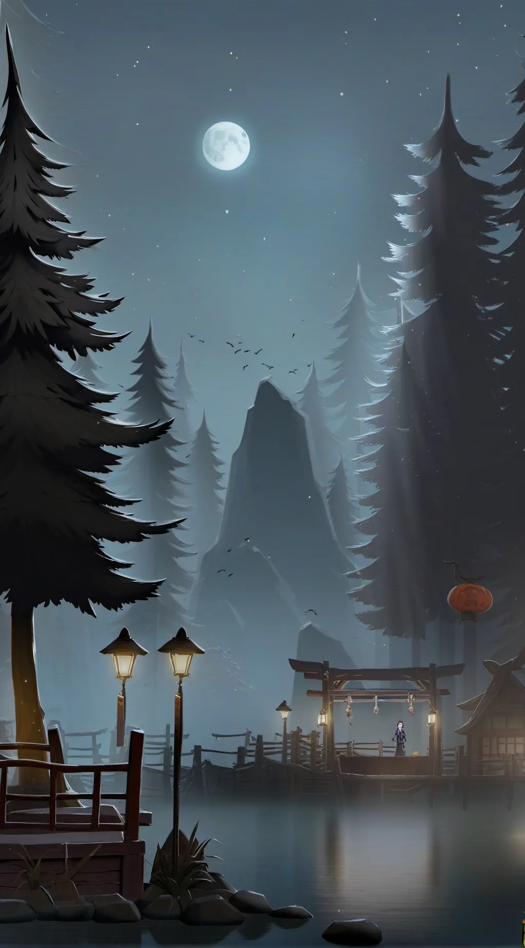 ai character: Another one for me background