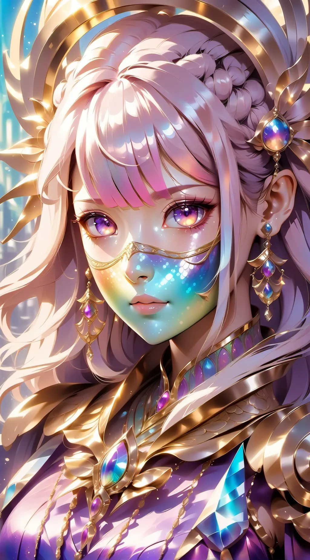 ai character: Luna background