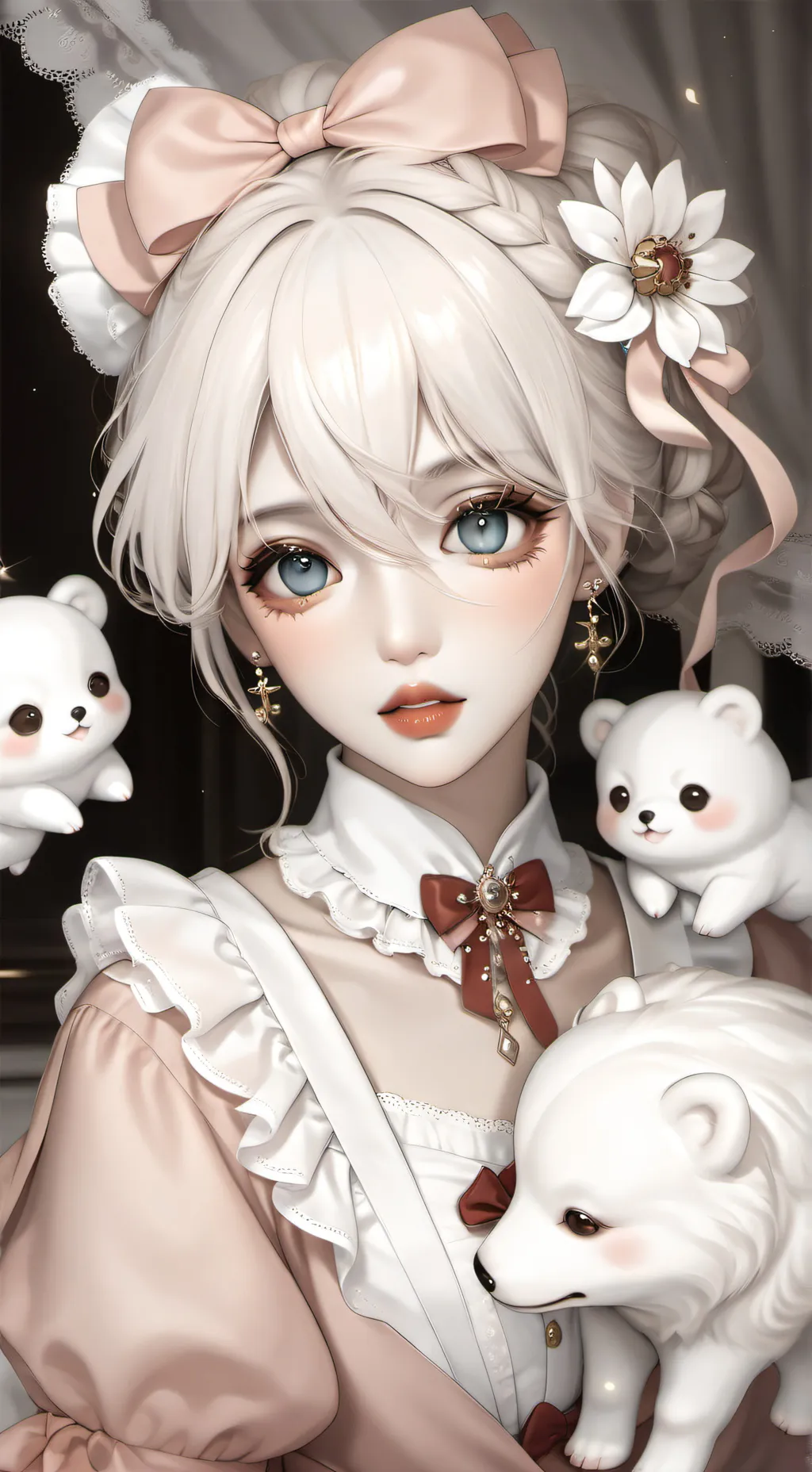 ai character: Straykids fight background