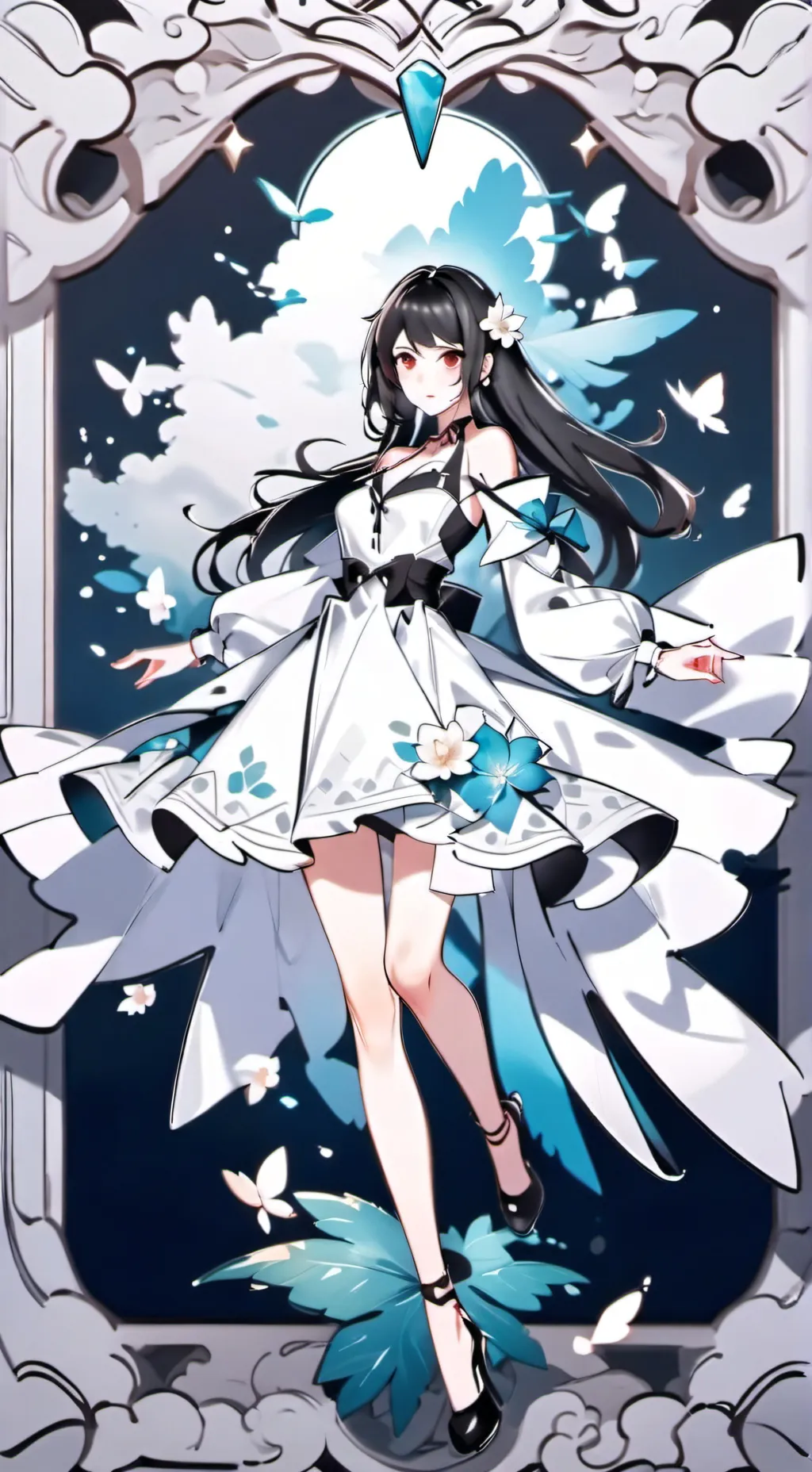 ai character: very sus girl background