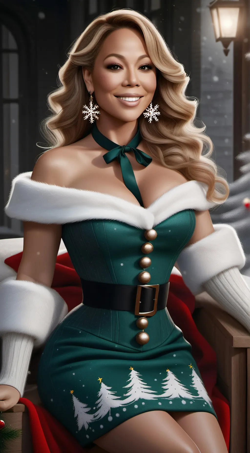 ai character: Mariah Carey background