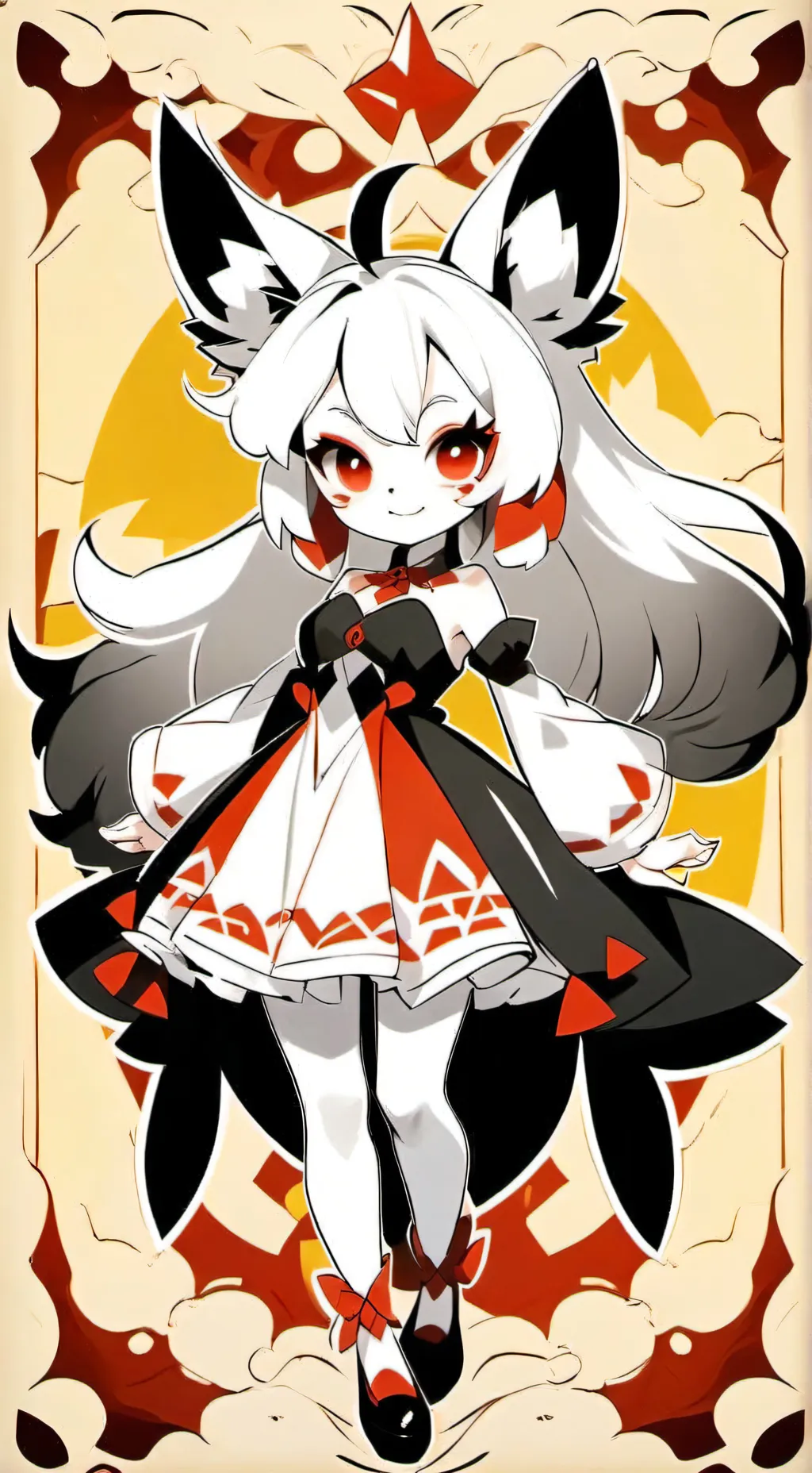 ai character: Alice x Alastor  background