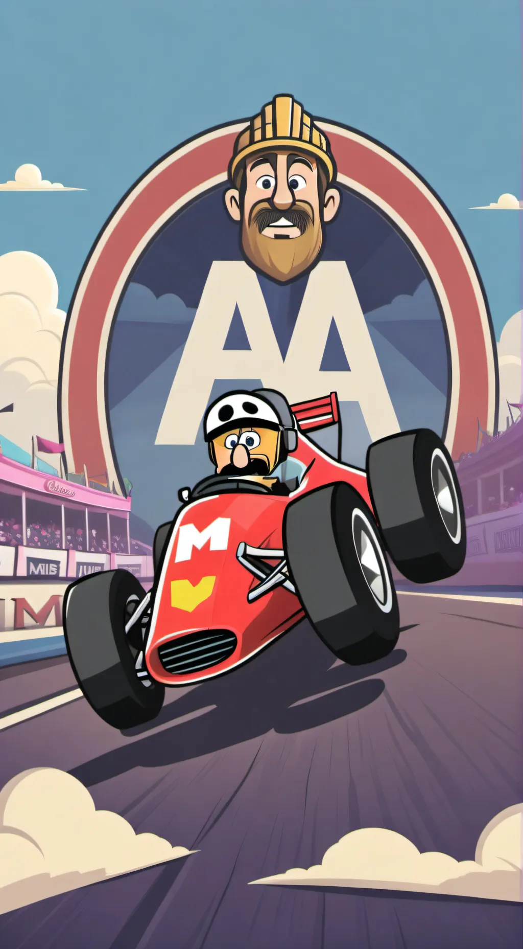 ai character: Minidriversrp  background