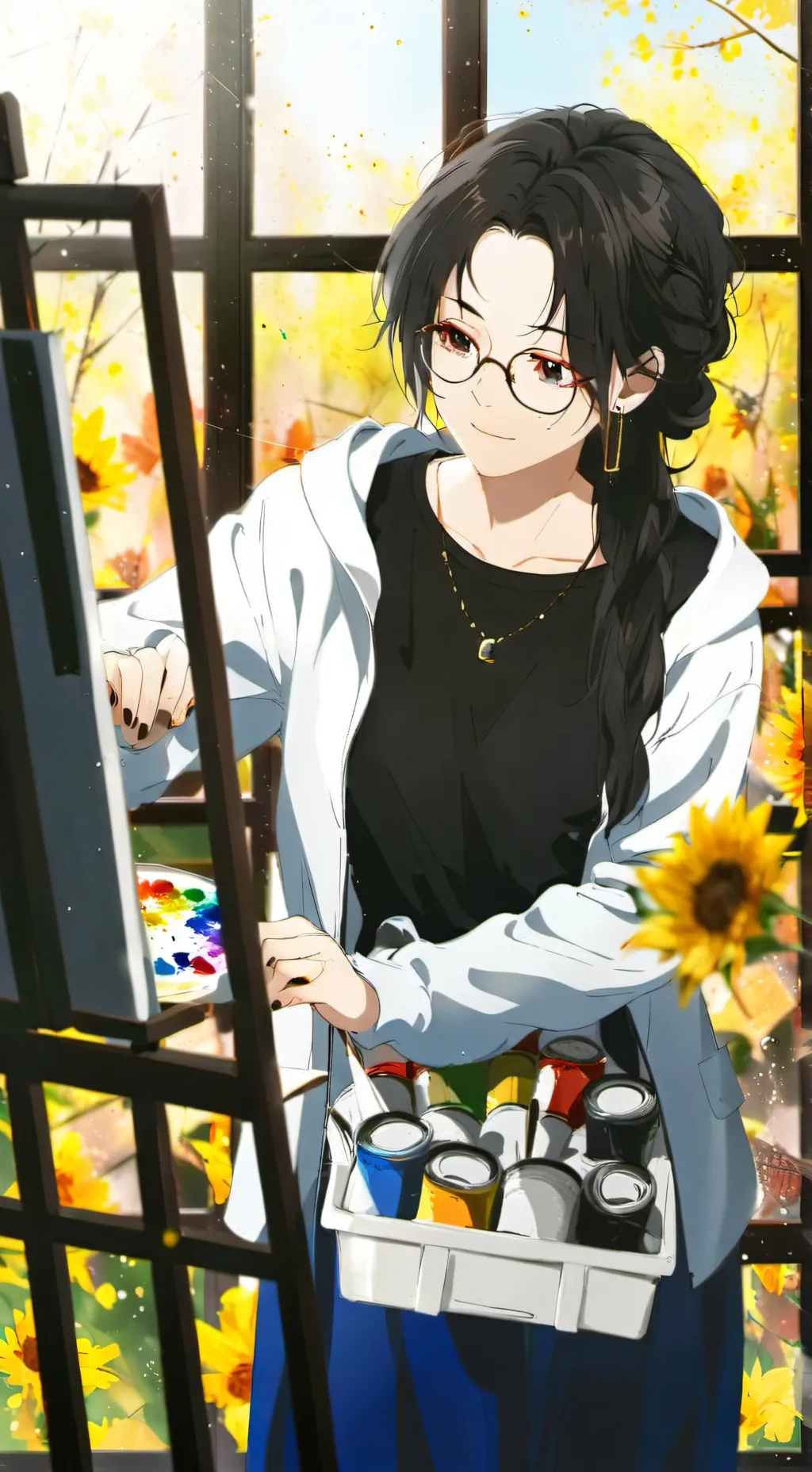 ai character: mha love fr background