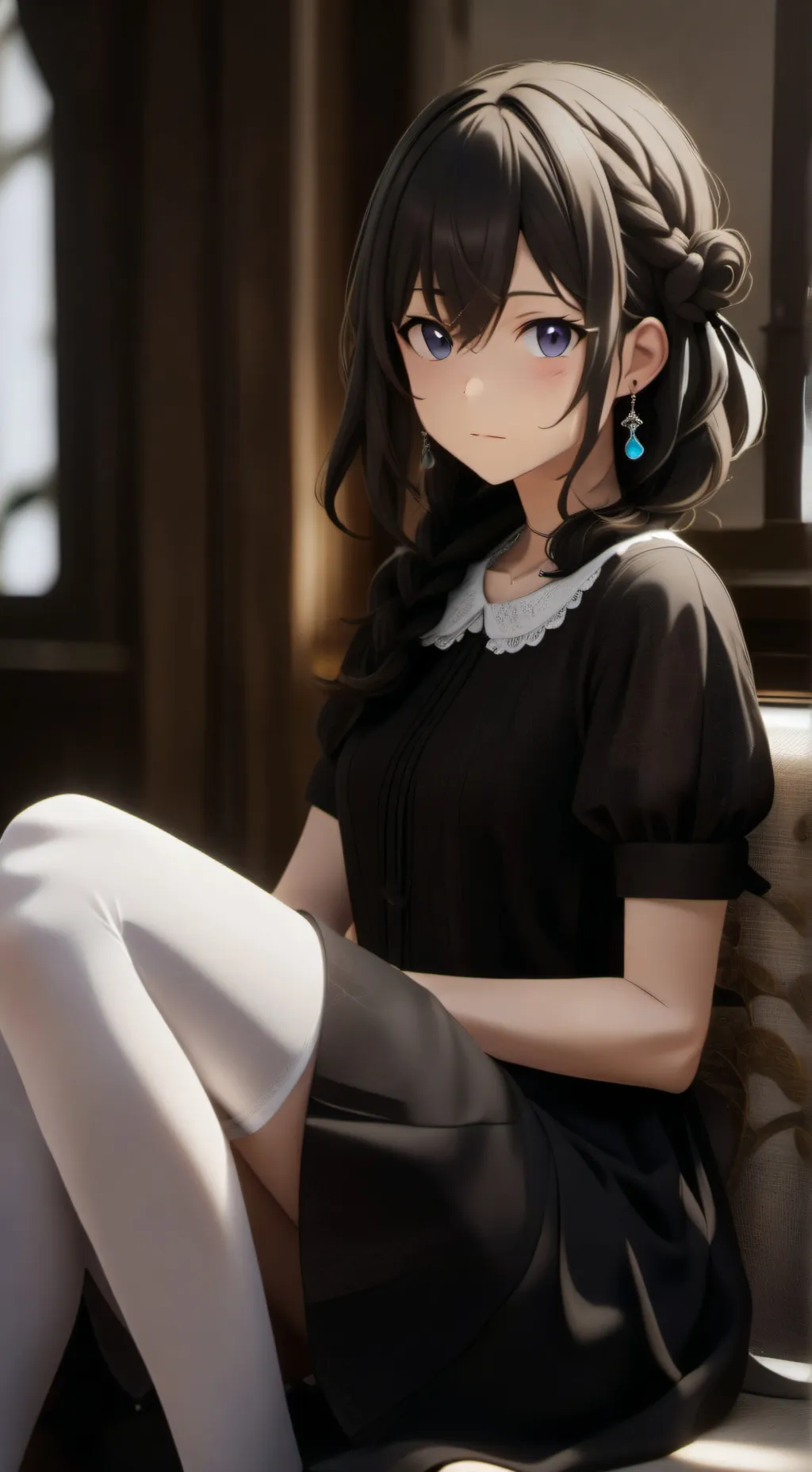 ai character: Angel. background