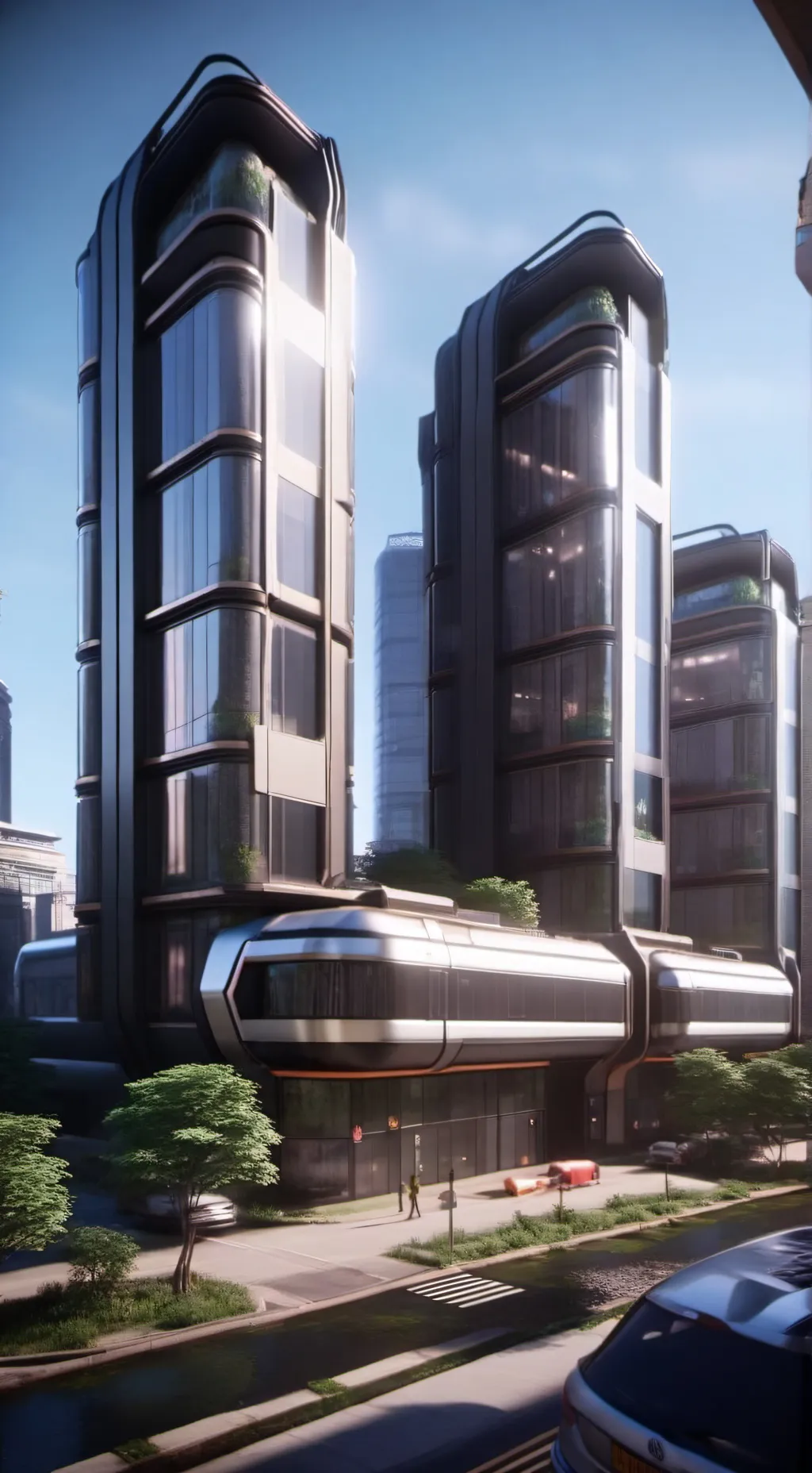 ai character: Cyberpunk background