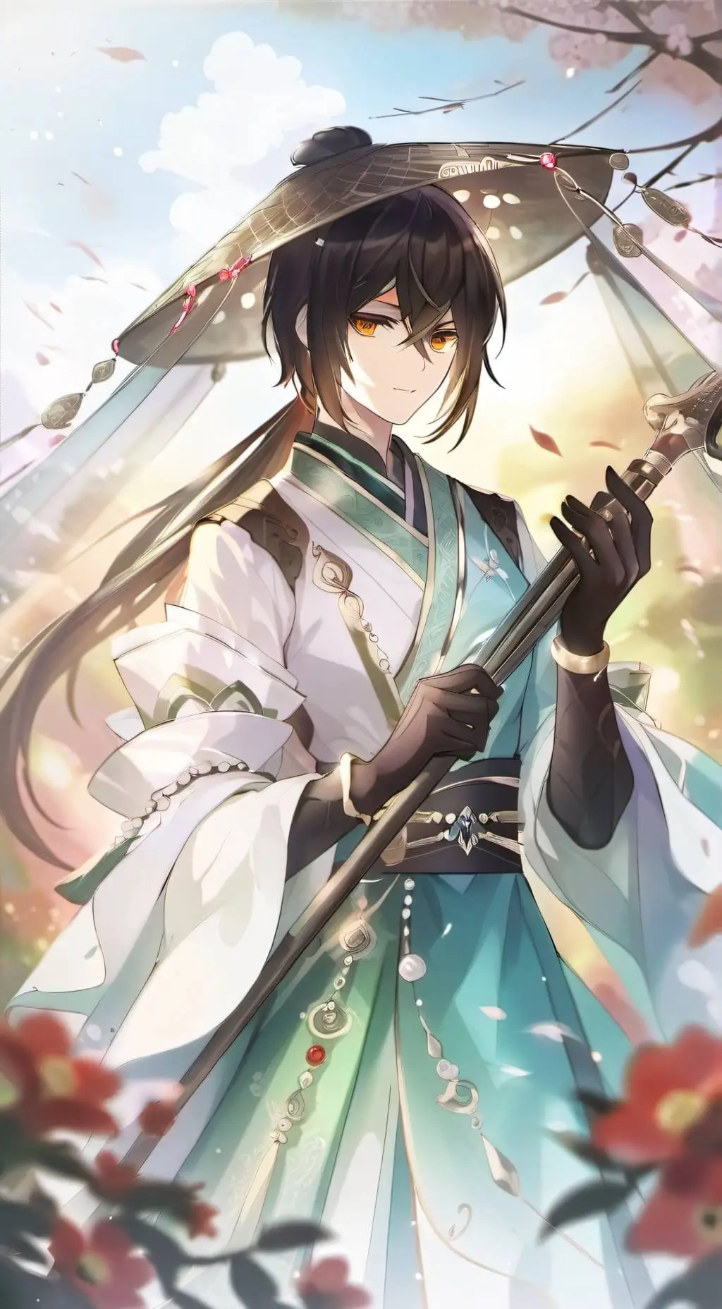 ai character: Morax/Zhongli background