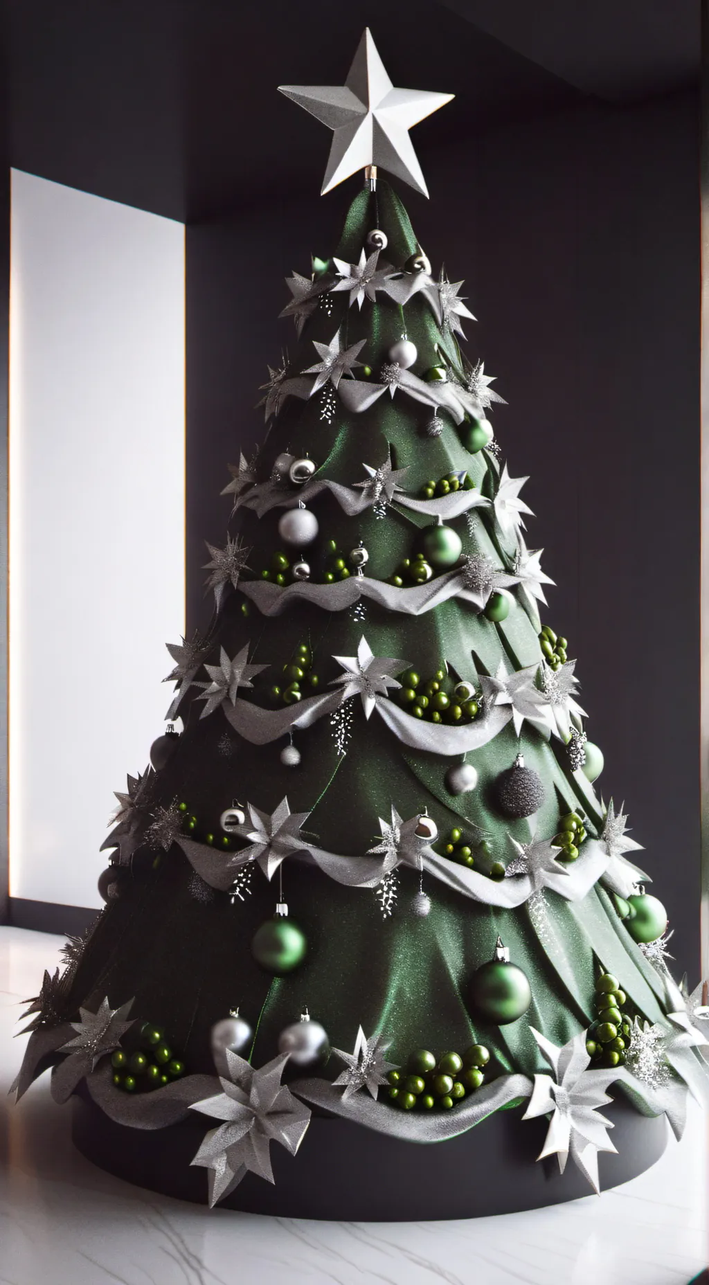 ai character: Slytherin Christma background