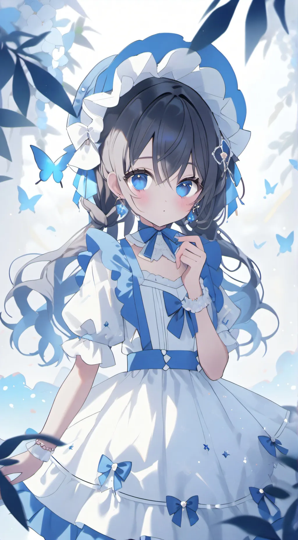 ai character: sad sprout  background