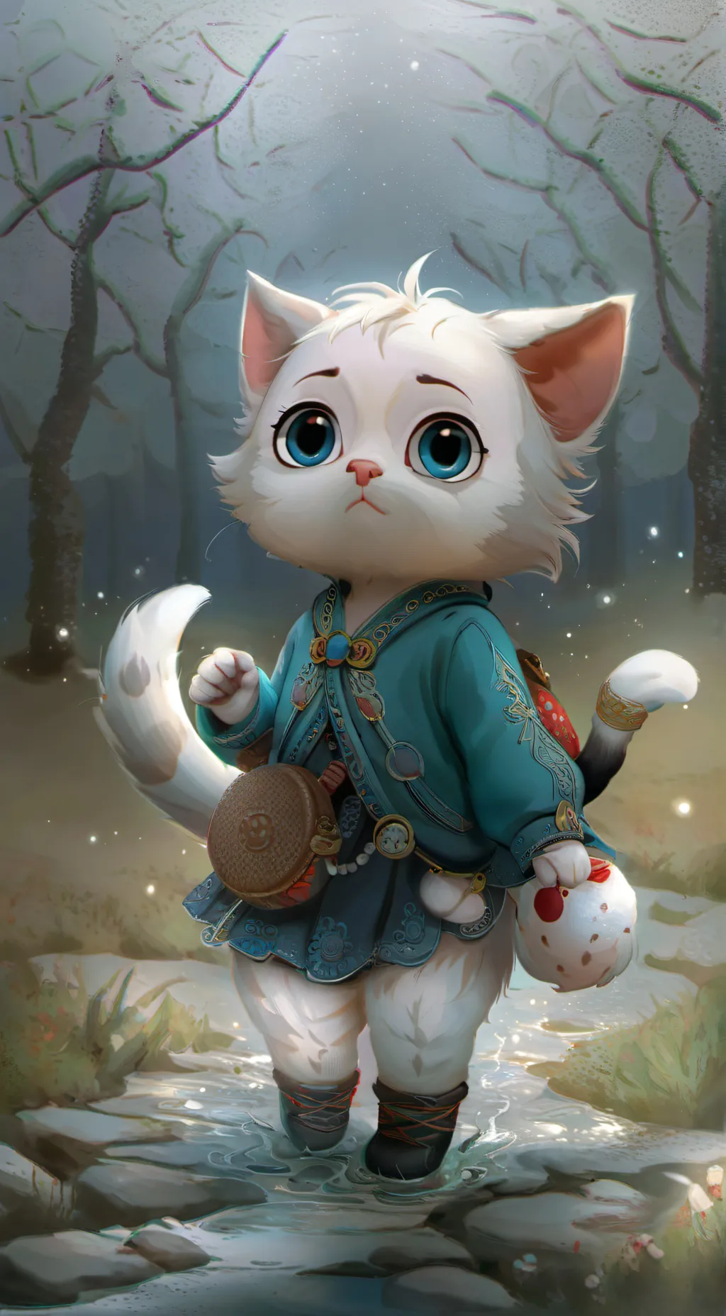 ai character: Kaaatie's oc baby  background