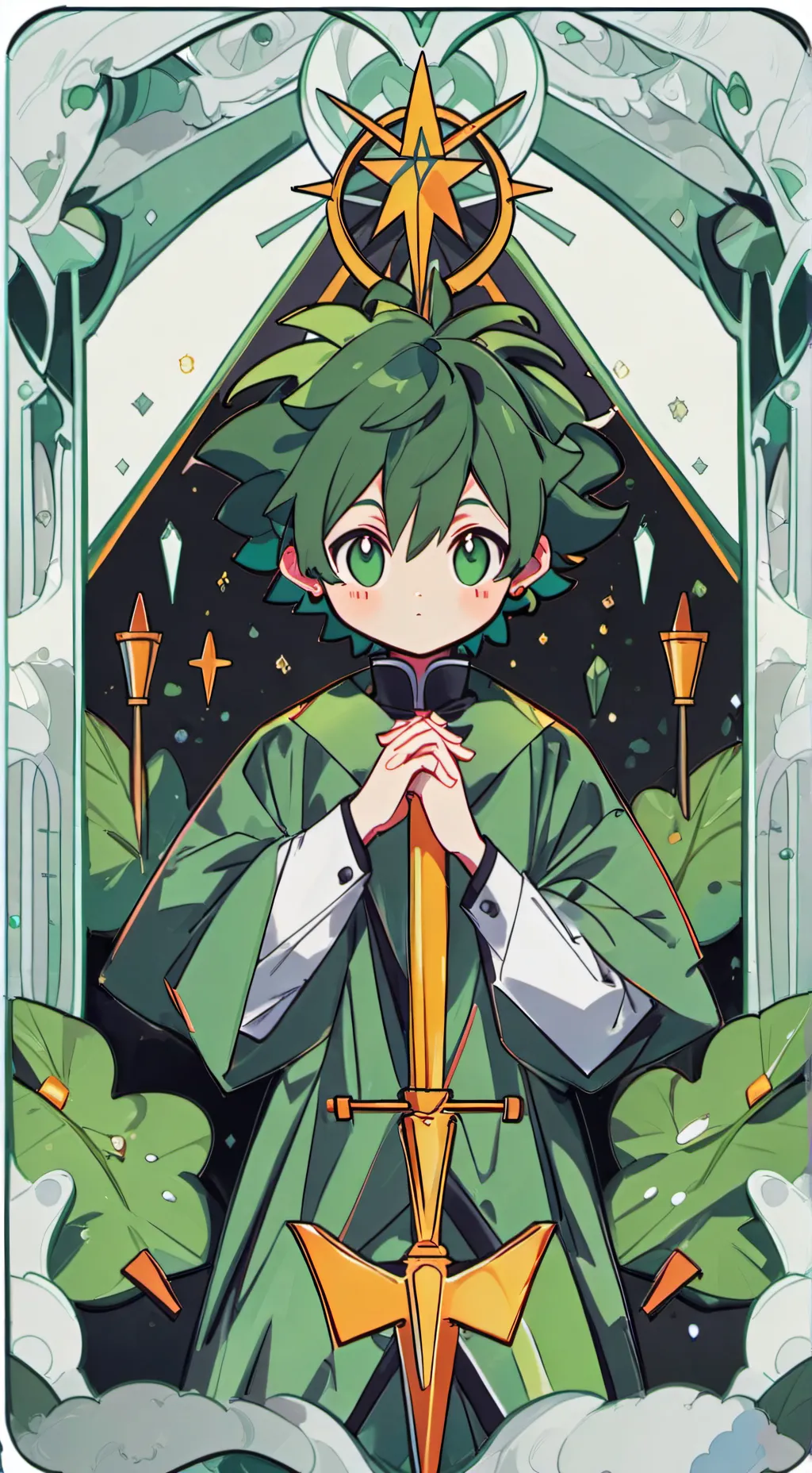 ai character: angel deku background