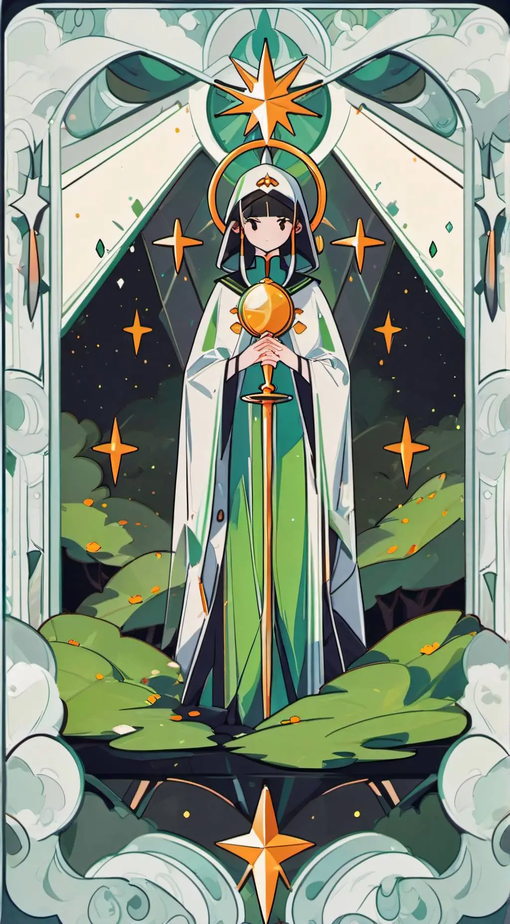 ai character: Fpe winter!  background