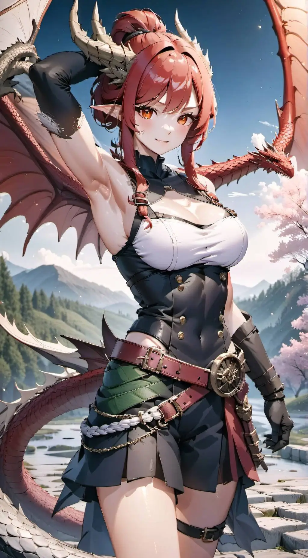 ai character: Pyra background