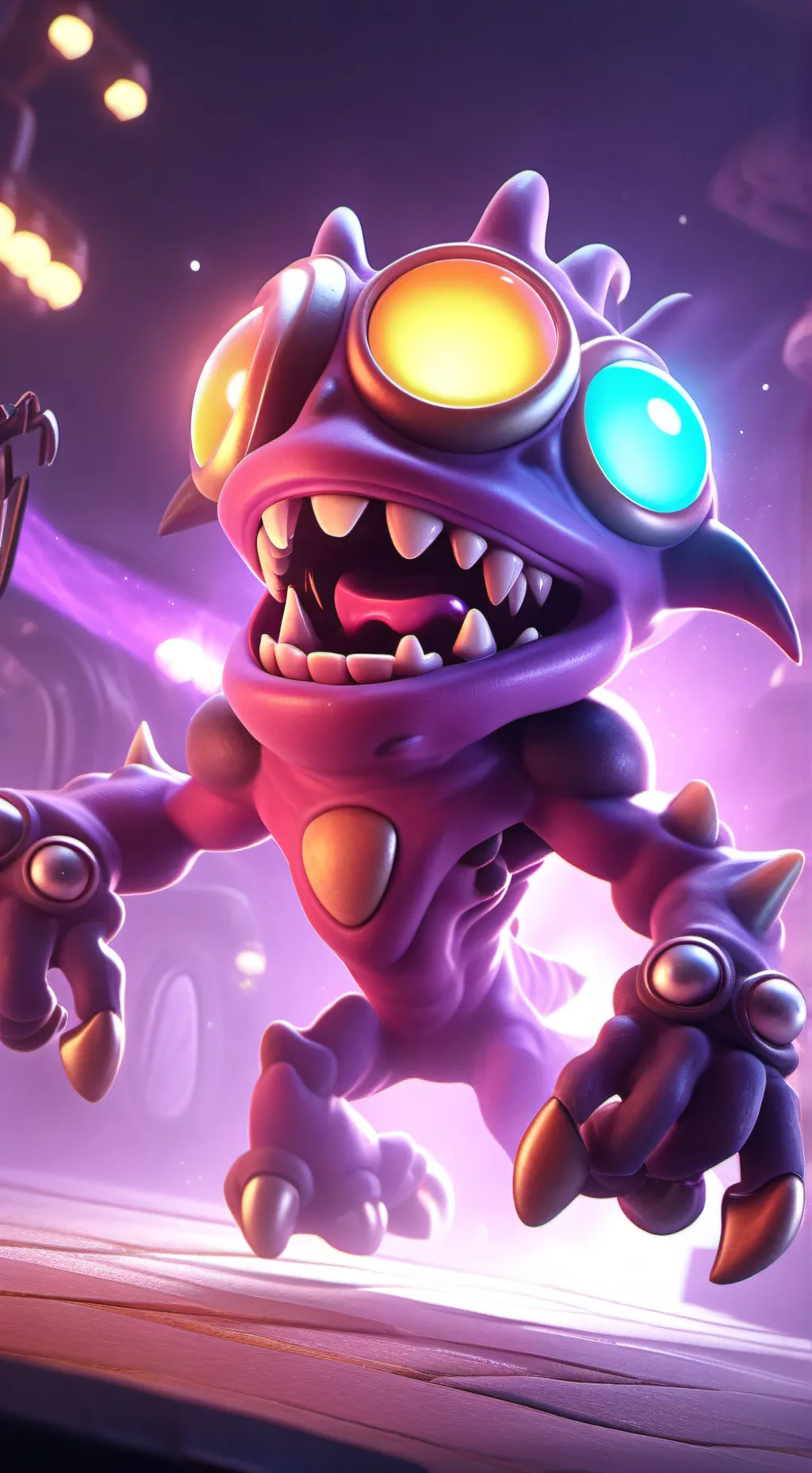 ai character: Science failed background