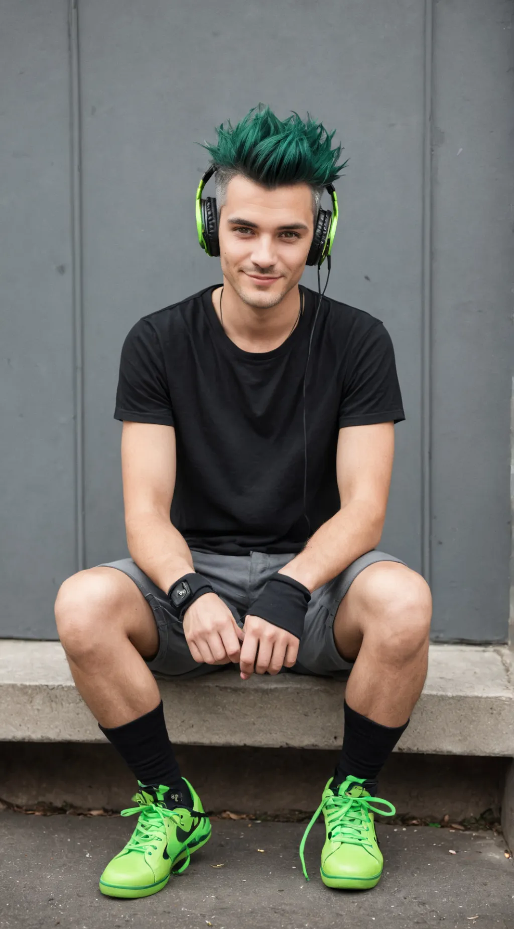 ai character: Gloves background