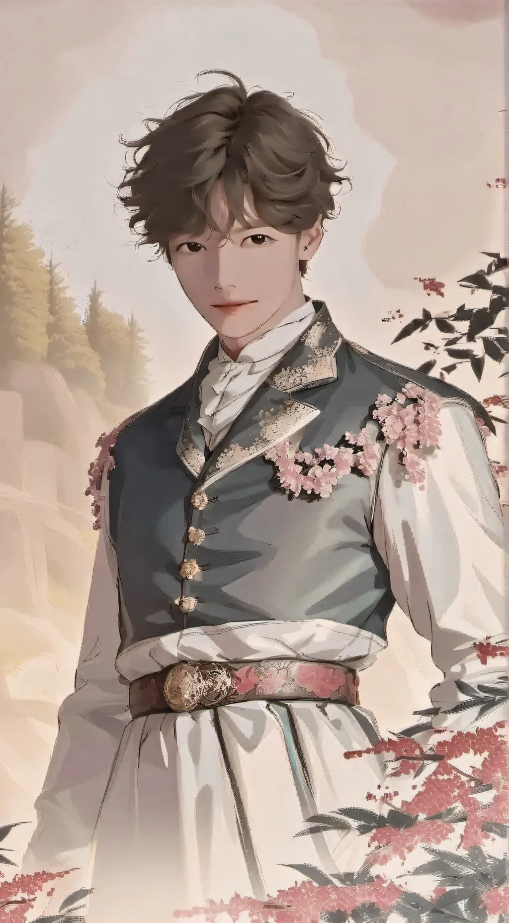 ai character: my anime  background