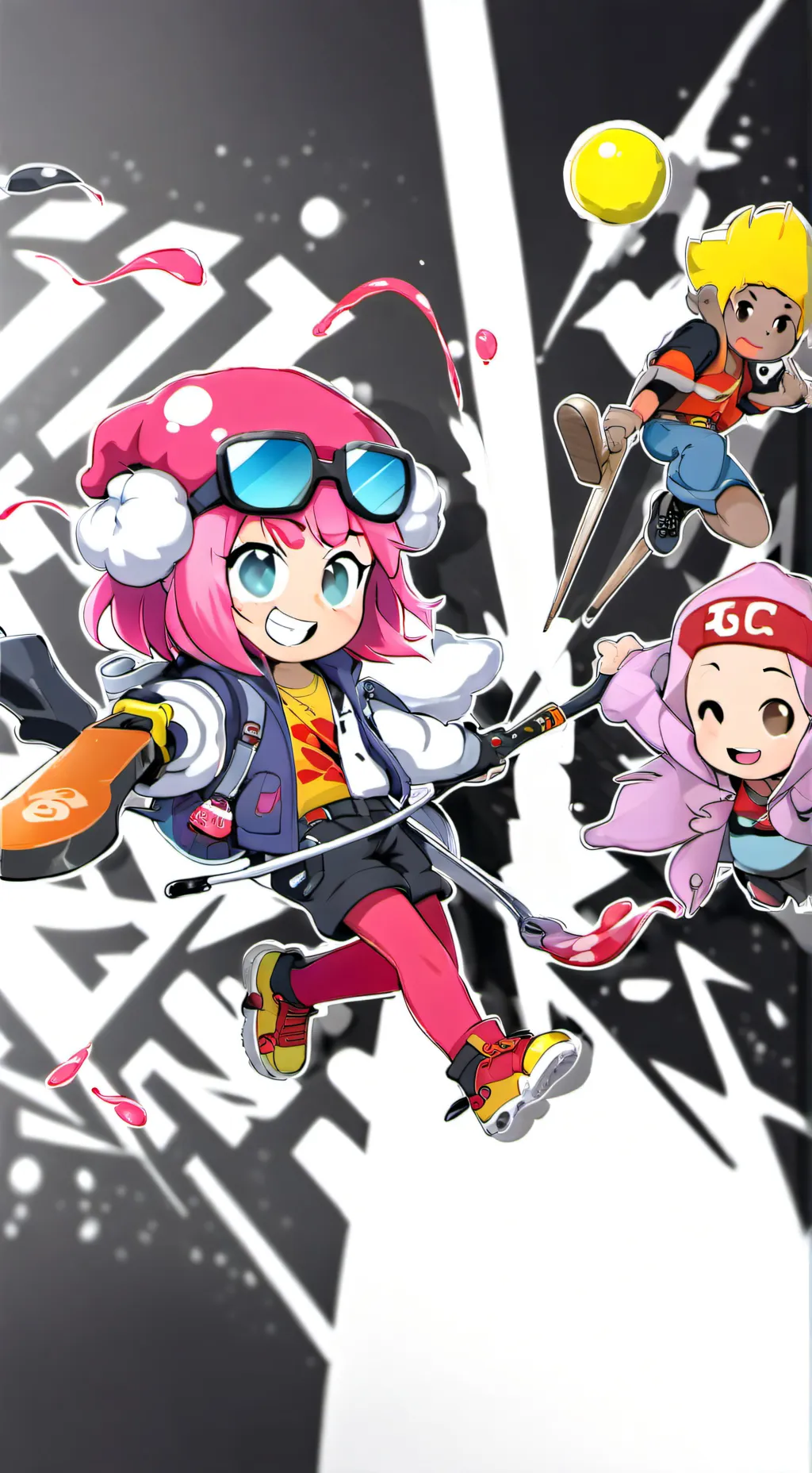 ai character: grafitis  background