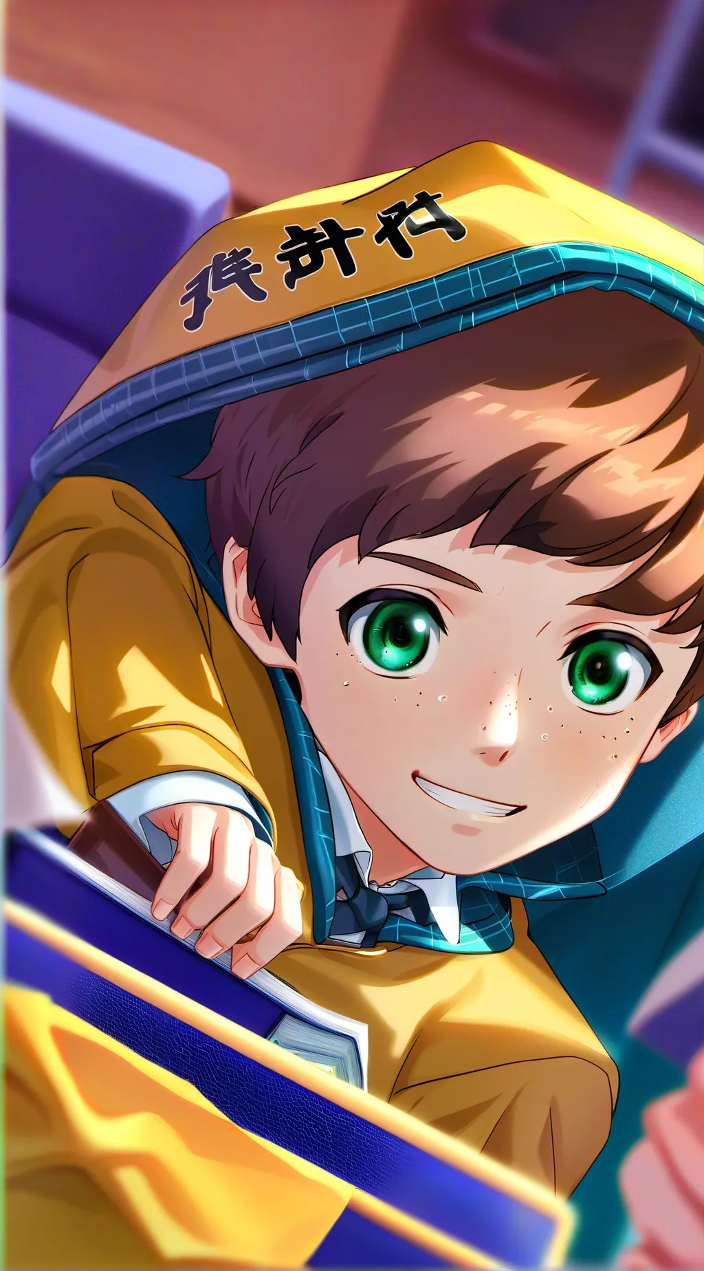 ai character: Chihiro Fujisaki background