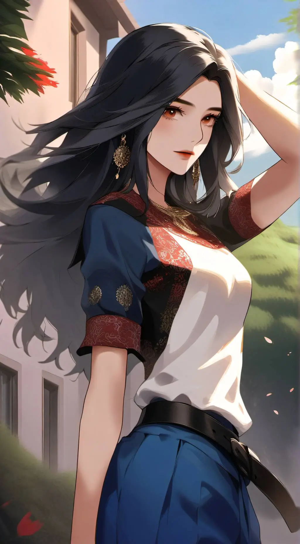 ai character: Georgina  background