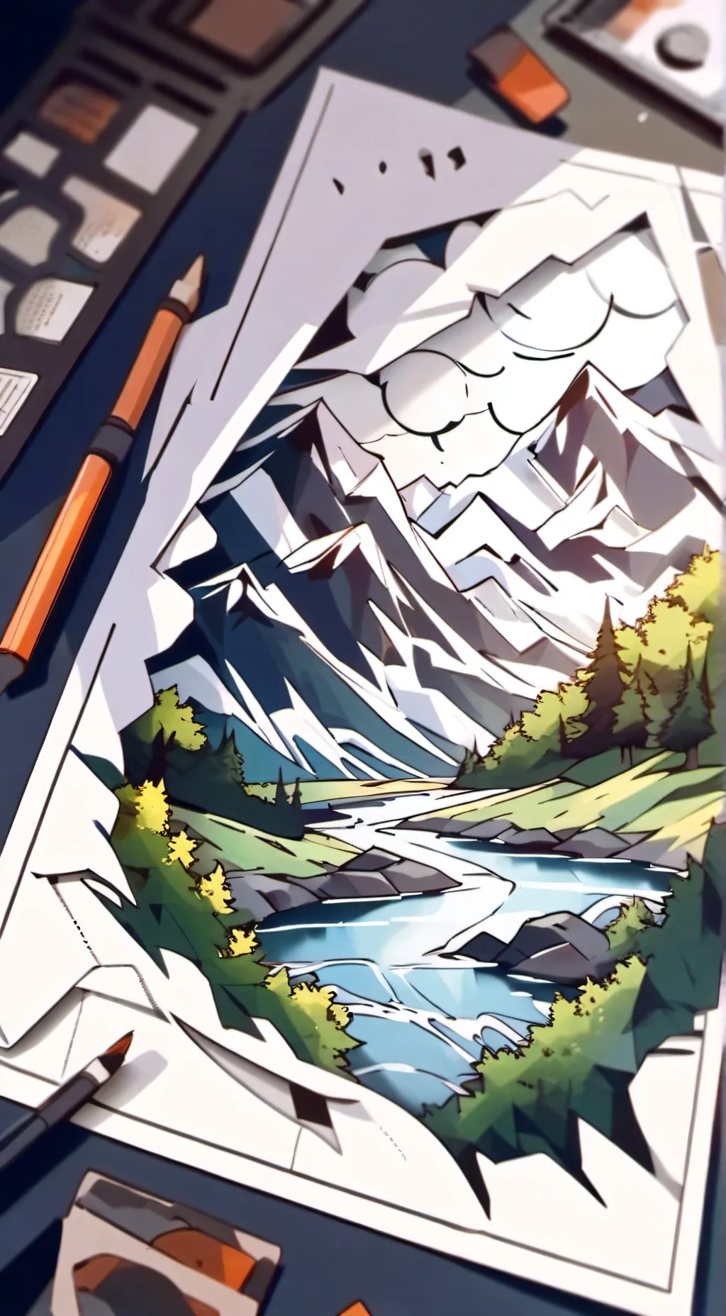 ai character: GF background