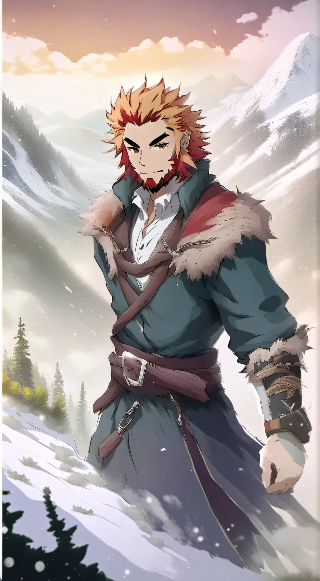 ai character: mha war  background