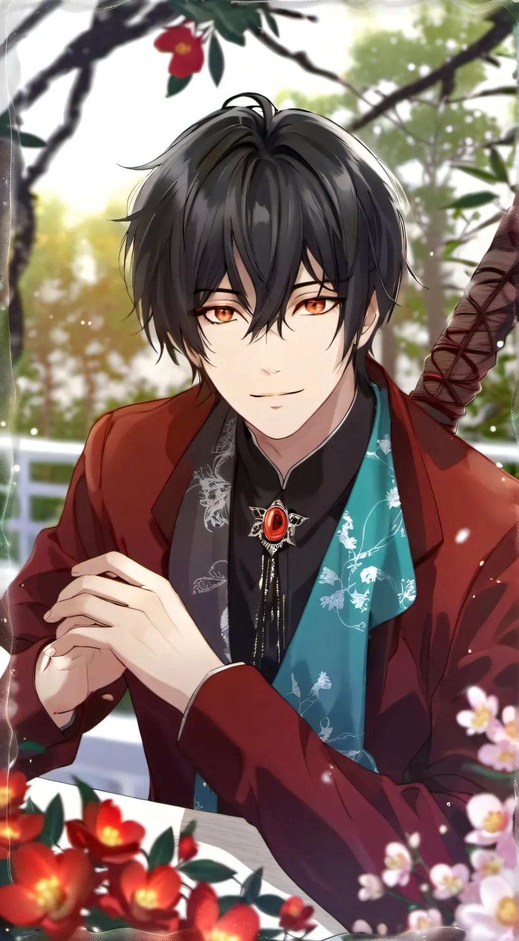 ai character: hayato fofo safado background