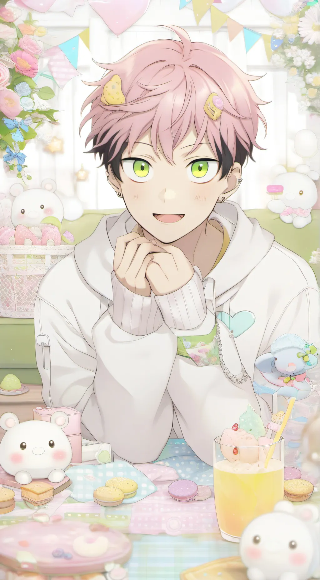 ai character: herry background