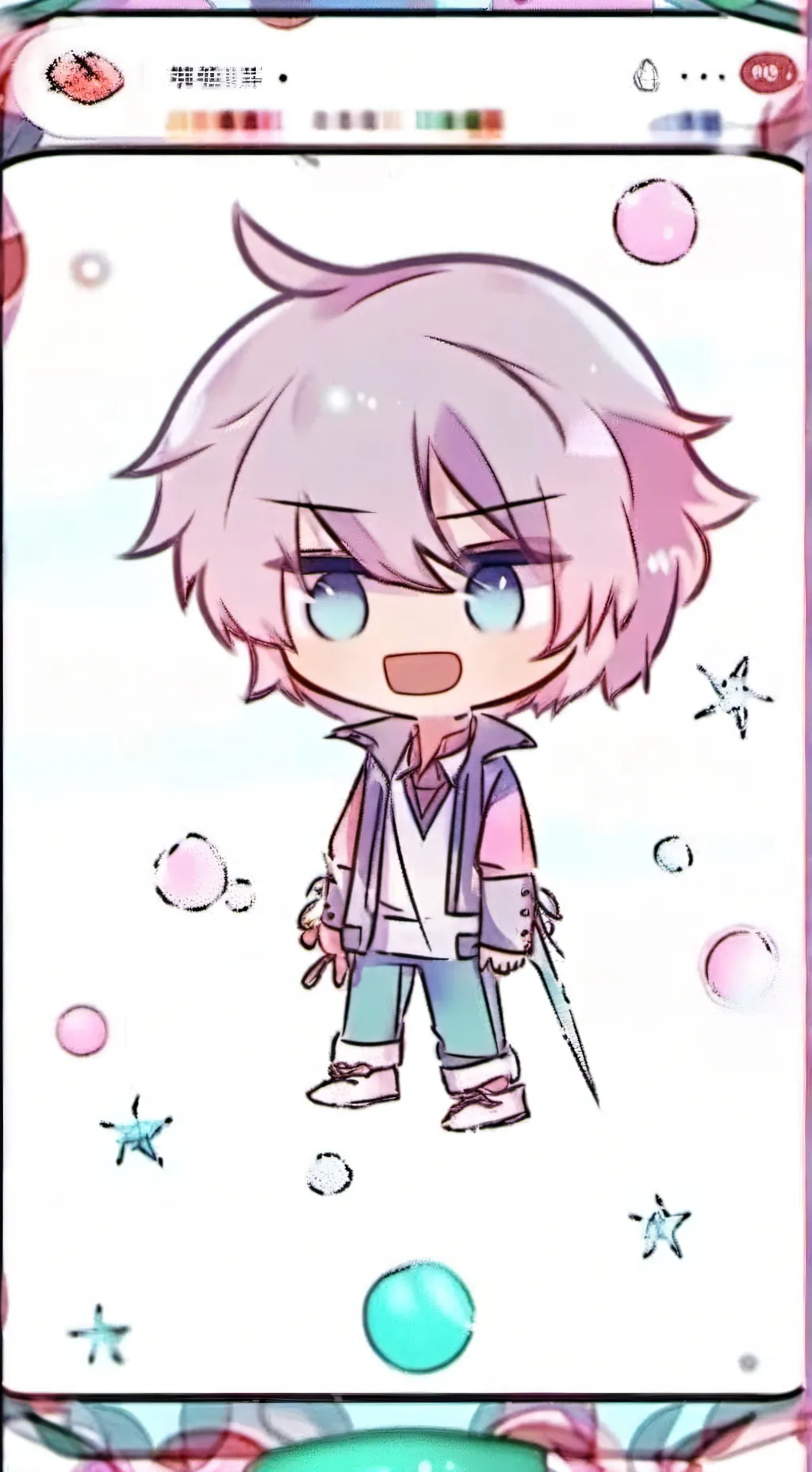 ai character: 喜羊羊 background