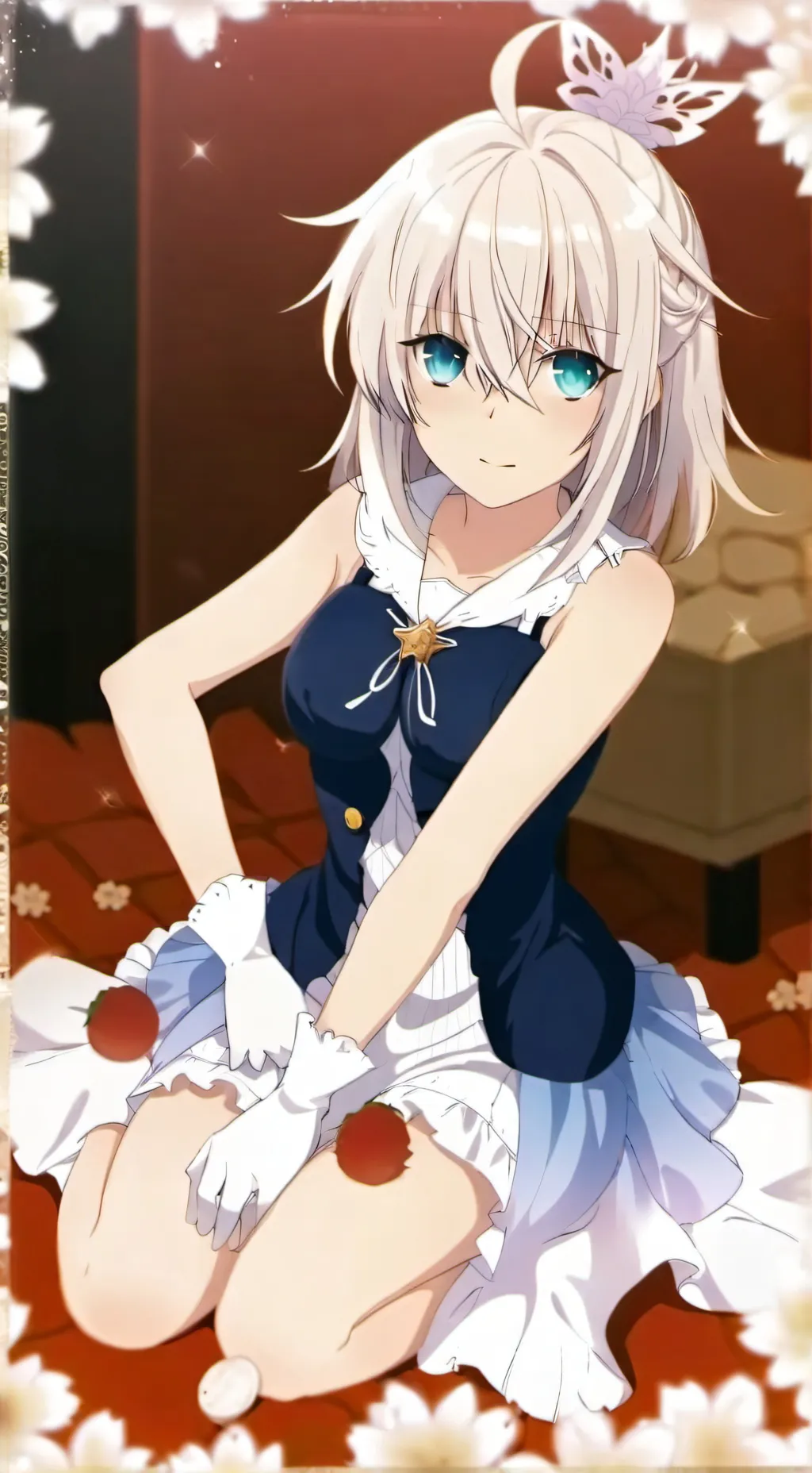 ai character: Navy background