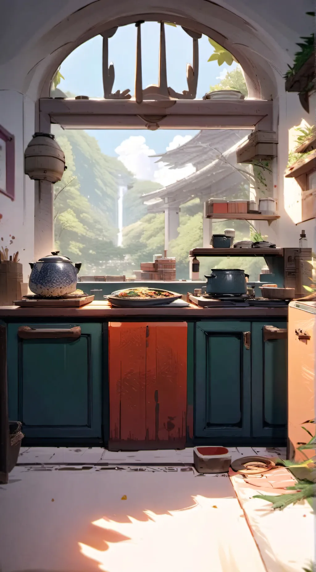 ai character: Bakugo  background